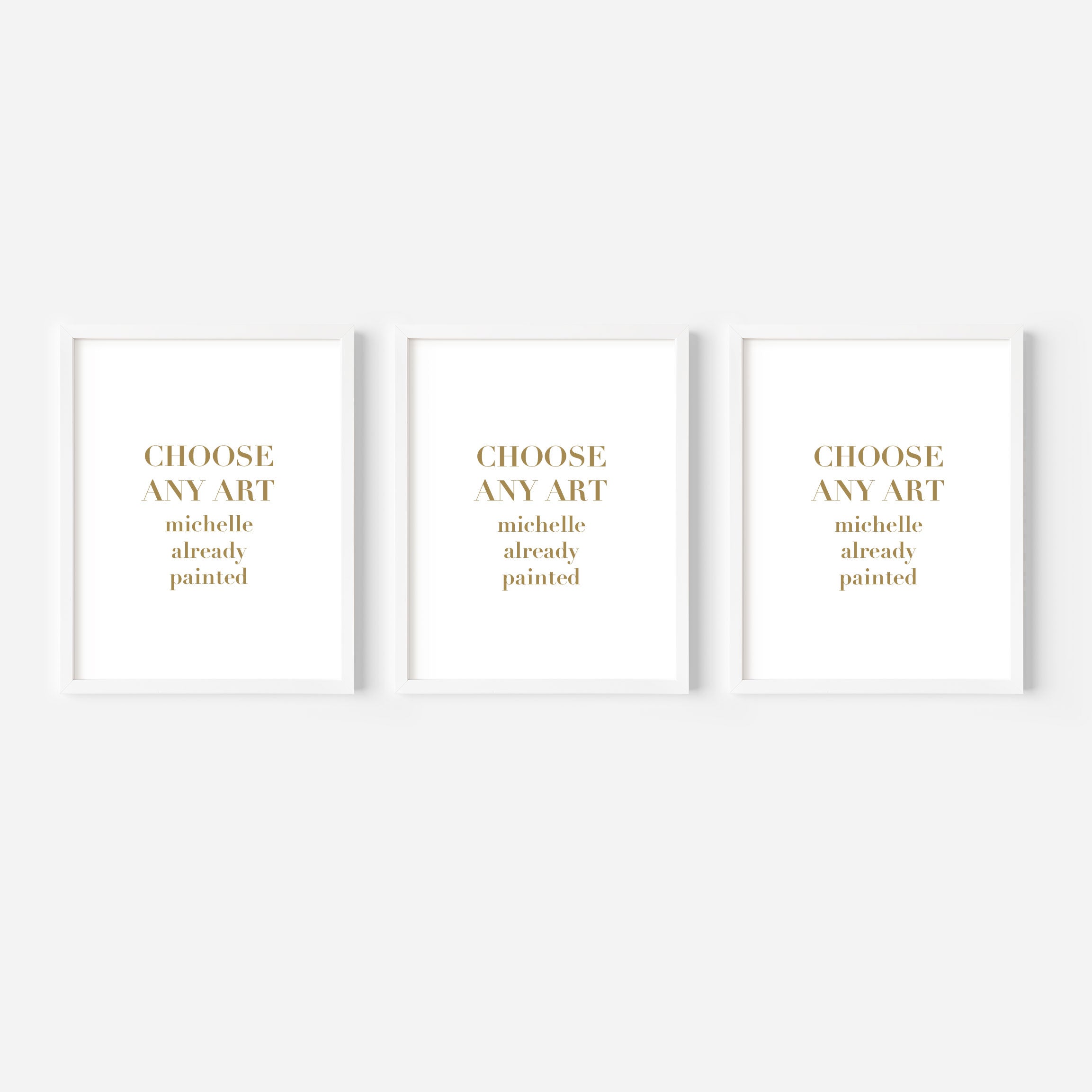 Watercolor Gallery Wall Art Print Set of 3, Choose Any 3 | Michelle Mospens