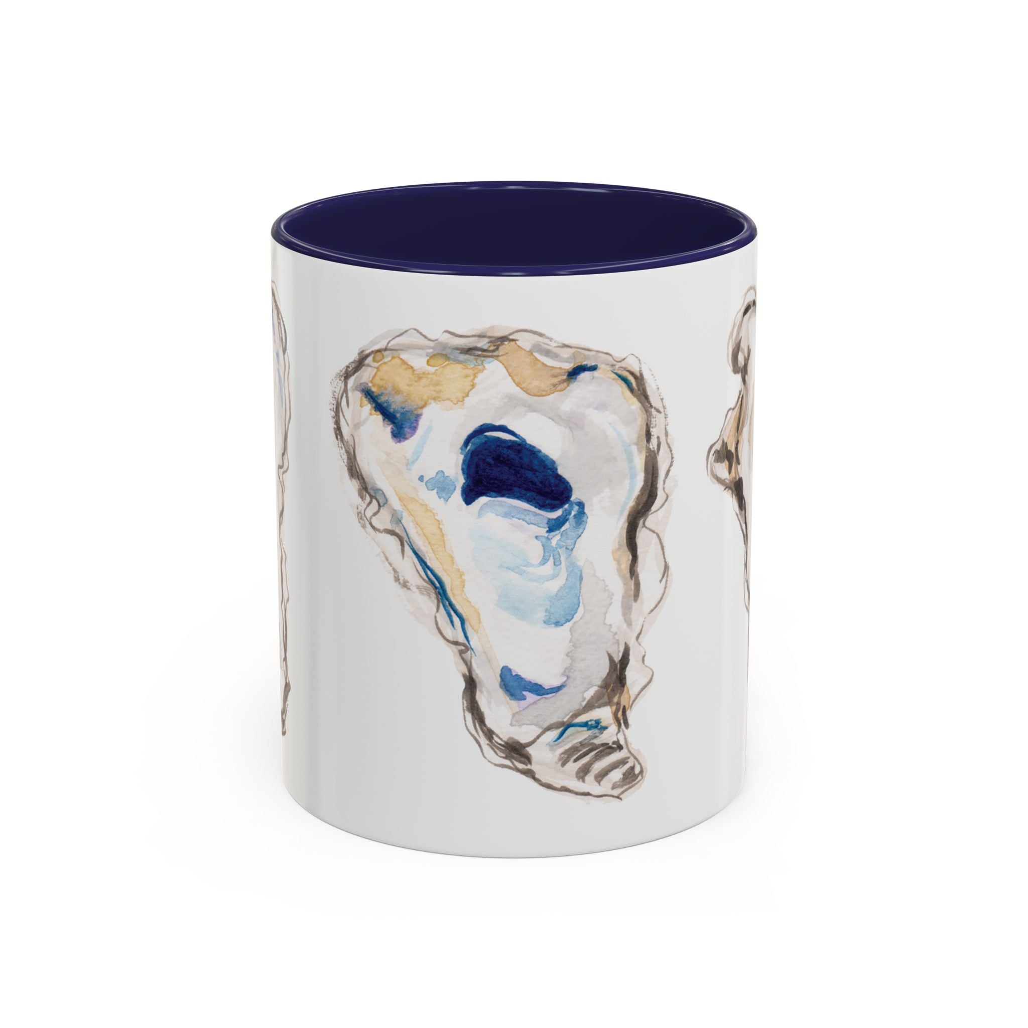 Michelle Mospens Oysters Watercolor Coffee Mug | Beach Lover Gift