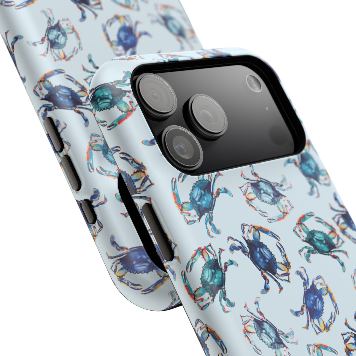 Watercolor Coastal Crabs Phone Case, Nautical Beach iPhone Case | Michelle Mospens