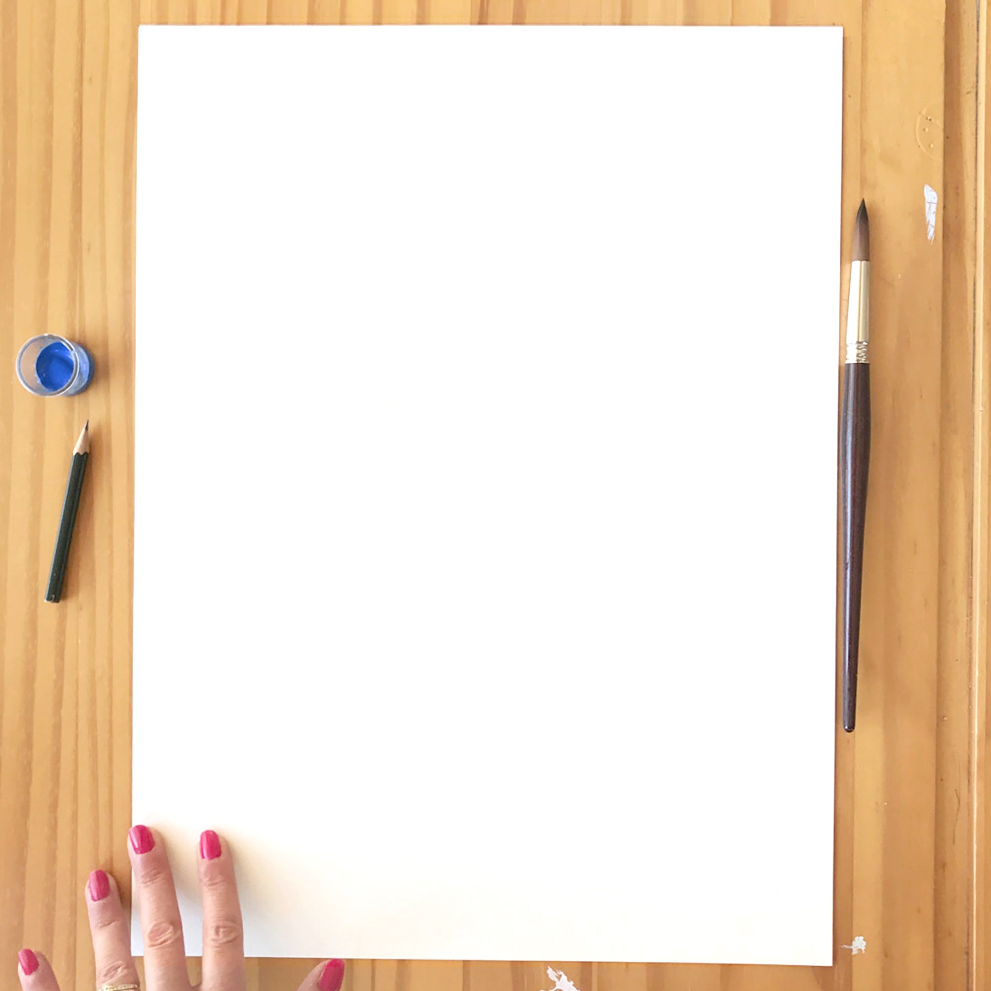 PRIVATE LISTING Custom Hand-painted Watercolor Pattern Design PP27