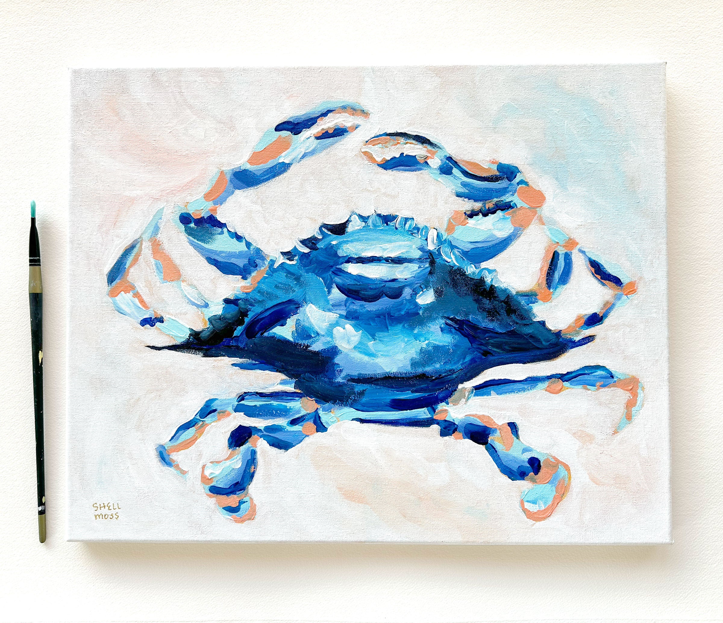 BLUE CRAB Painting