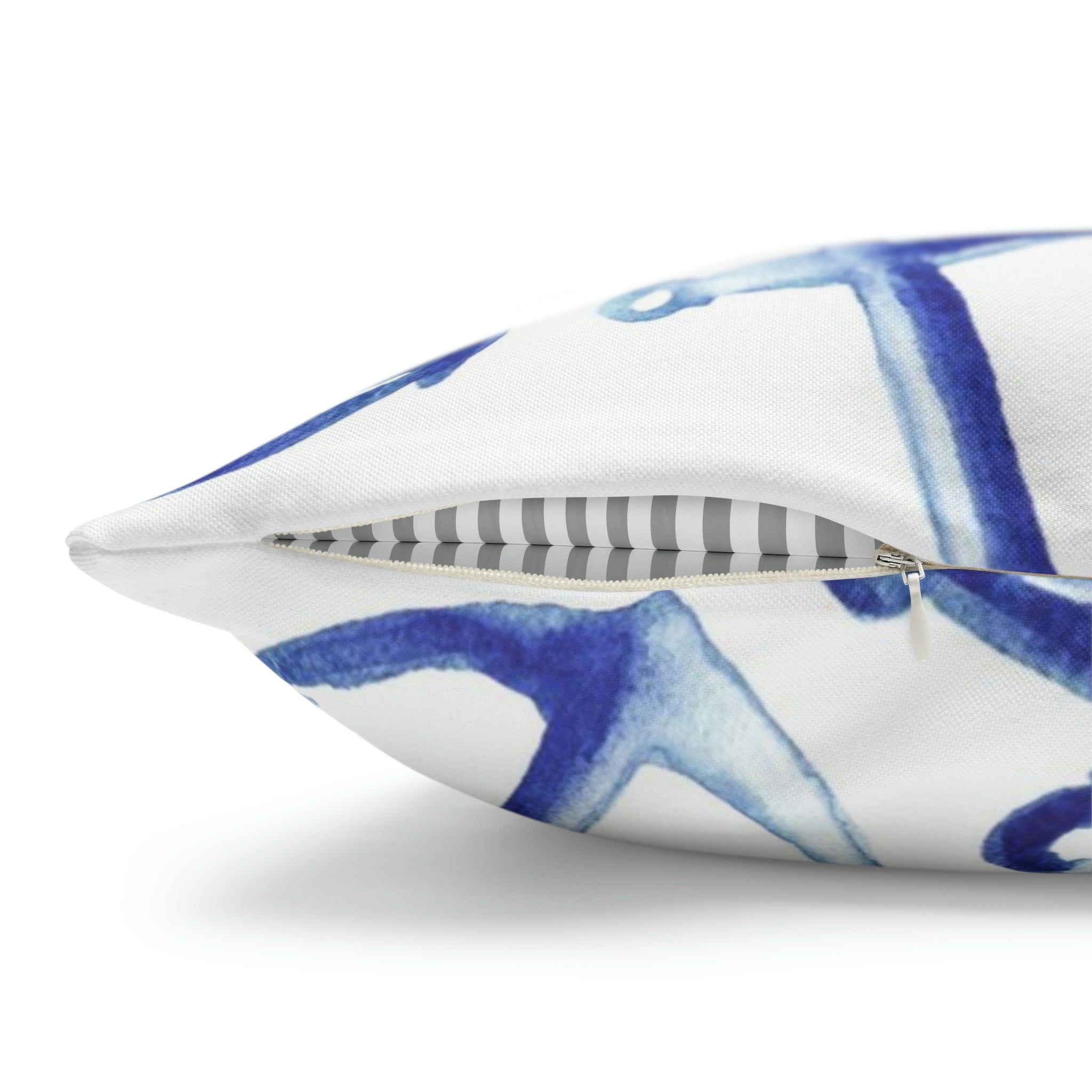 Watercolor Anchors Decorative Pillow Cover