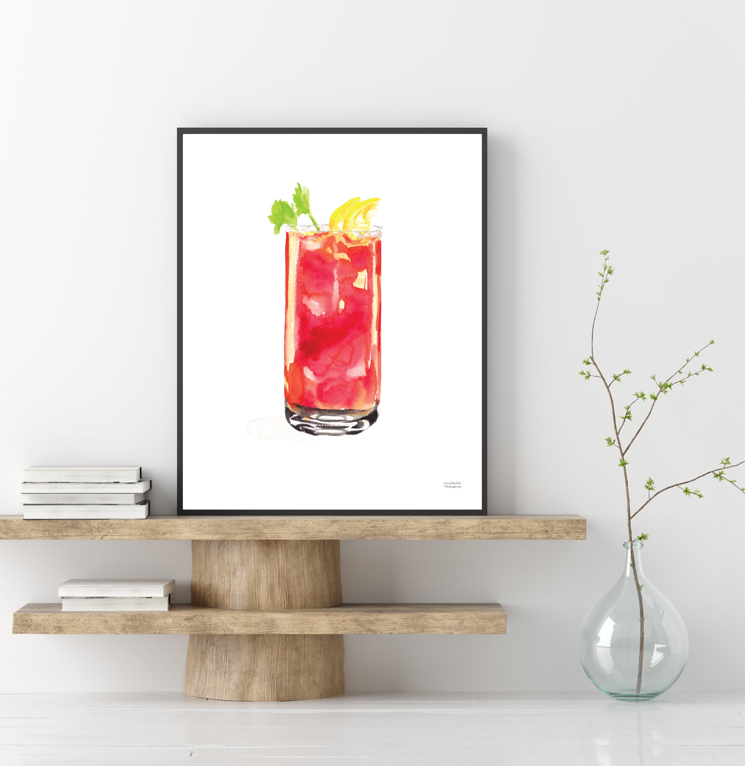 Bloody Mary Cocktail Art Print