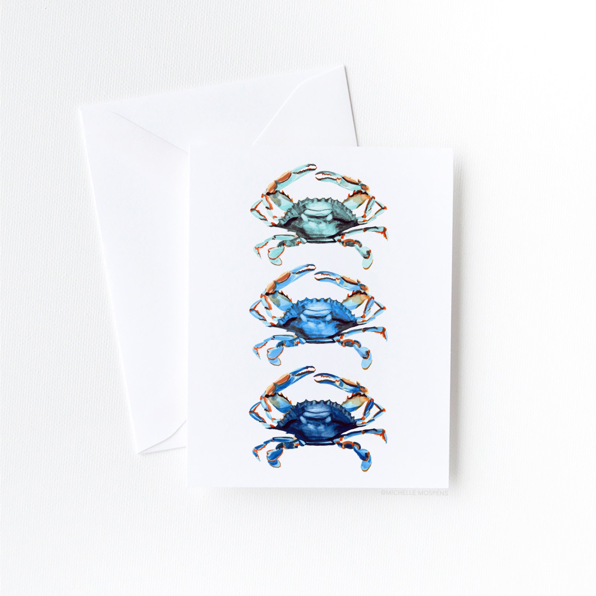 Illustrated Crabs Note Cards Set