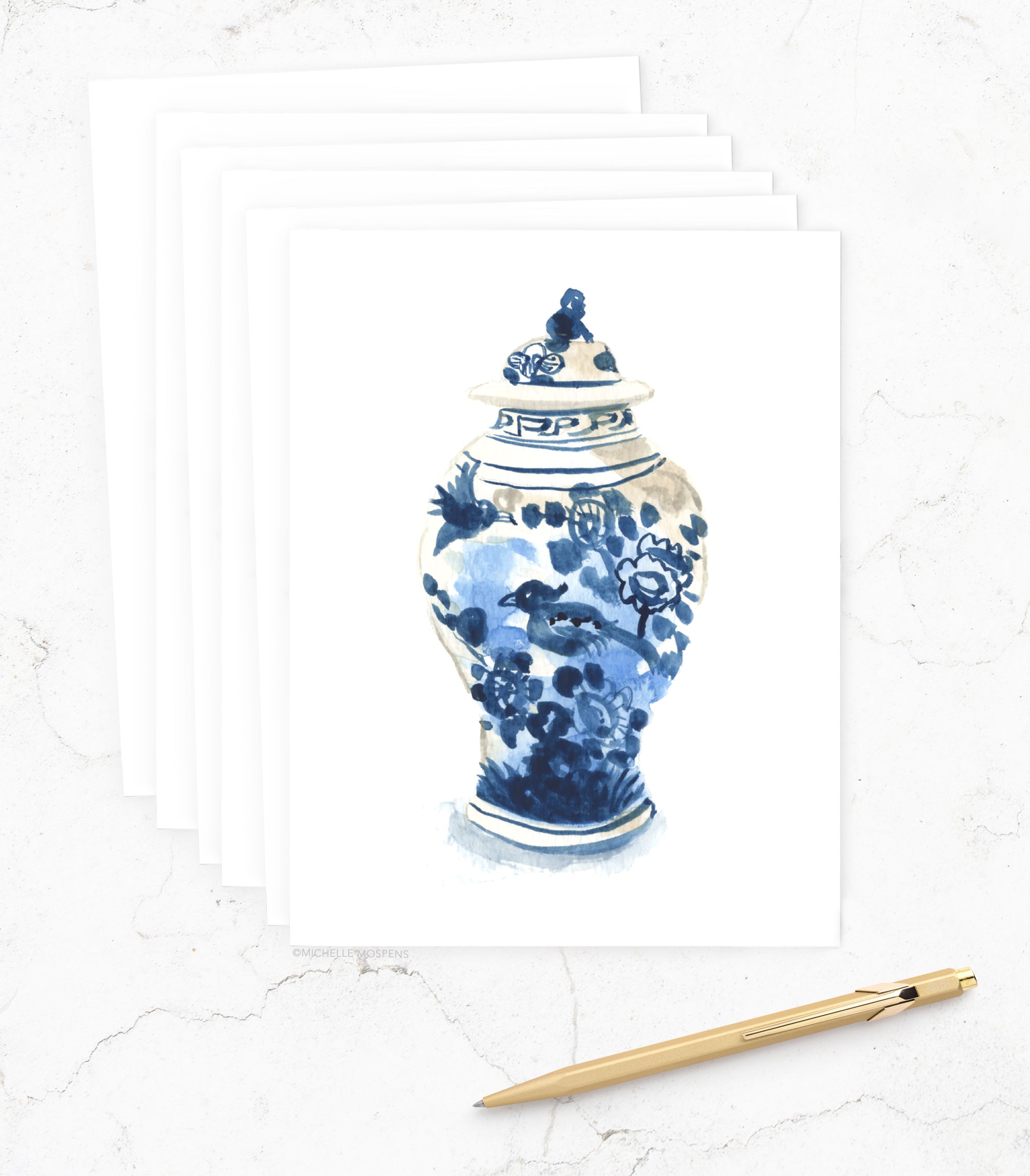 Ginger Jar No1 Note Card Set