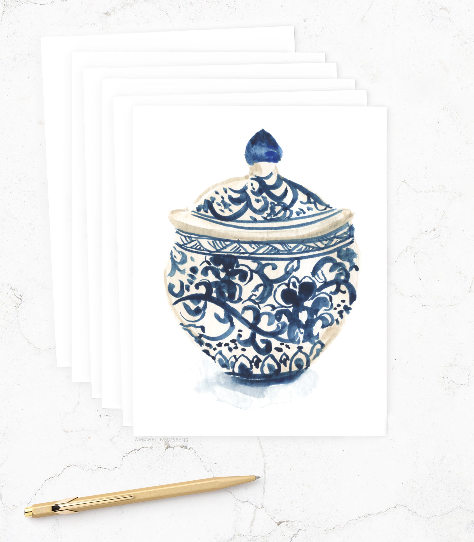 Ginger Jar No2 Note Card Set