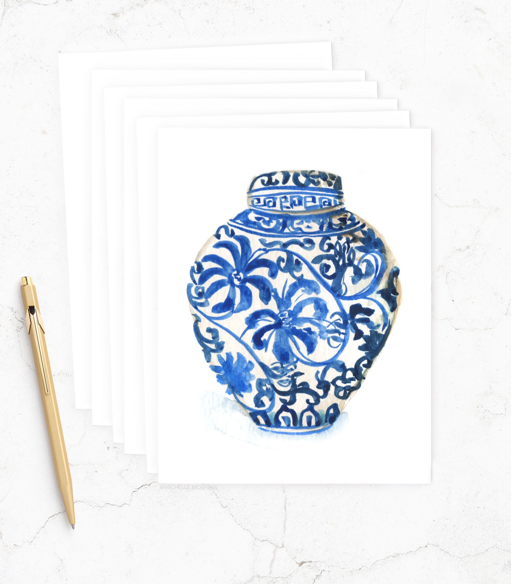 Ginger Jar No3 Note Card Set