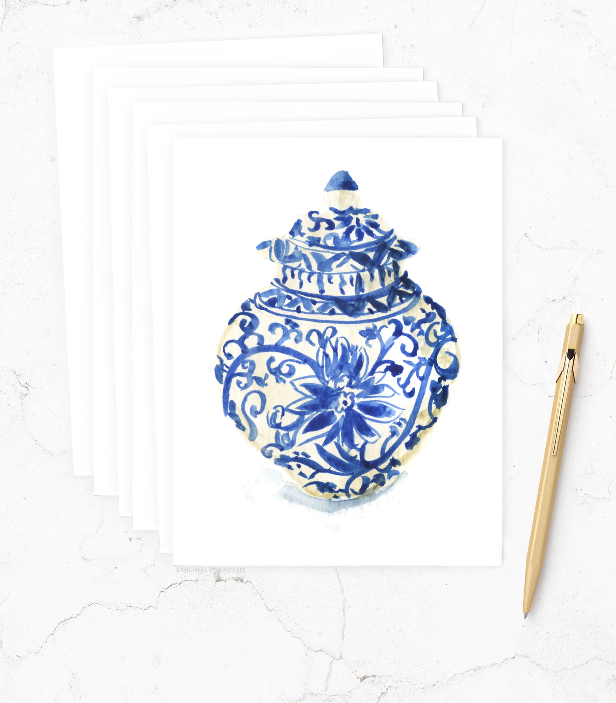 Ginger Jar No4 Note Card Set