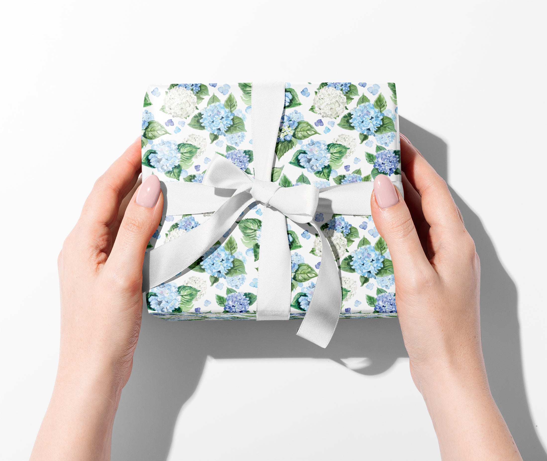 Hydrangea Blooms Gift Wrap Sheets | Floral Wrapping Paper