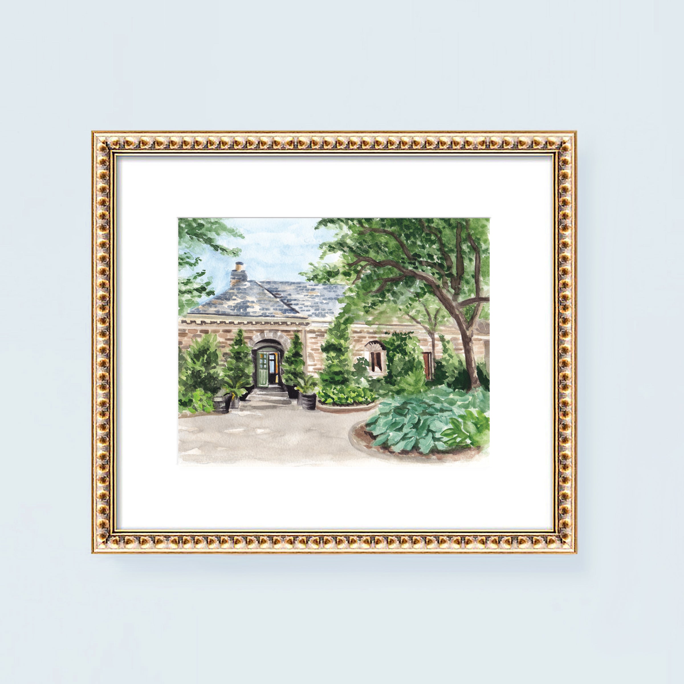 New Leaf Restaurant Art Print