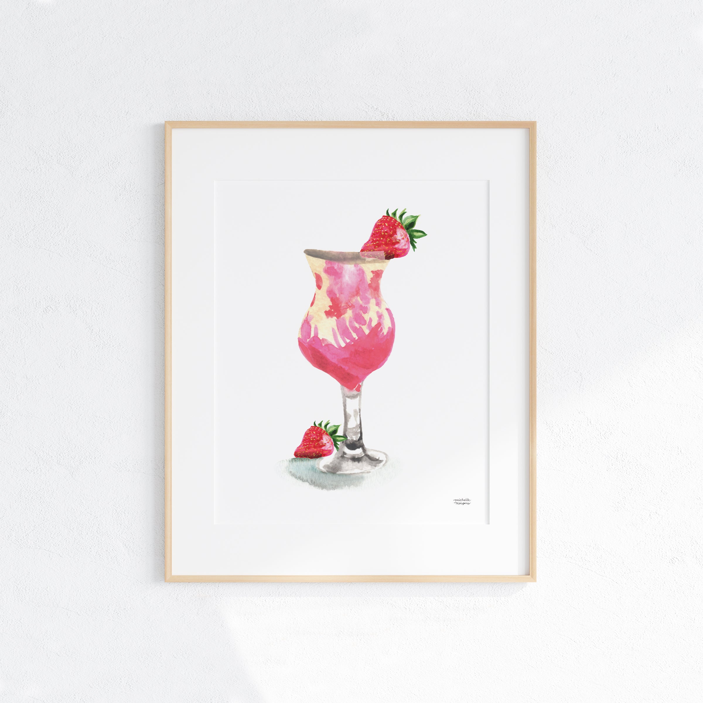 Pina Colada Cocktail Art Print