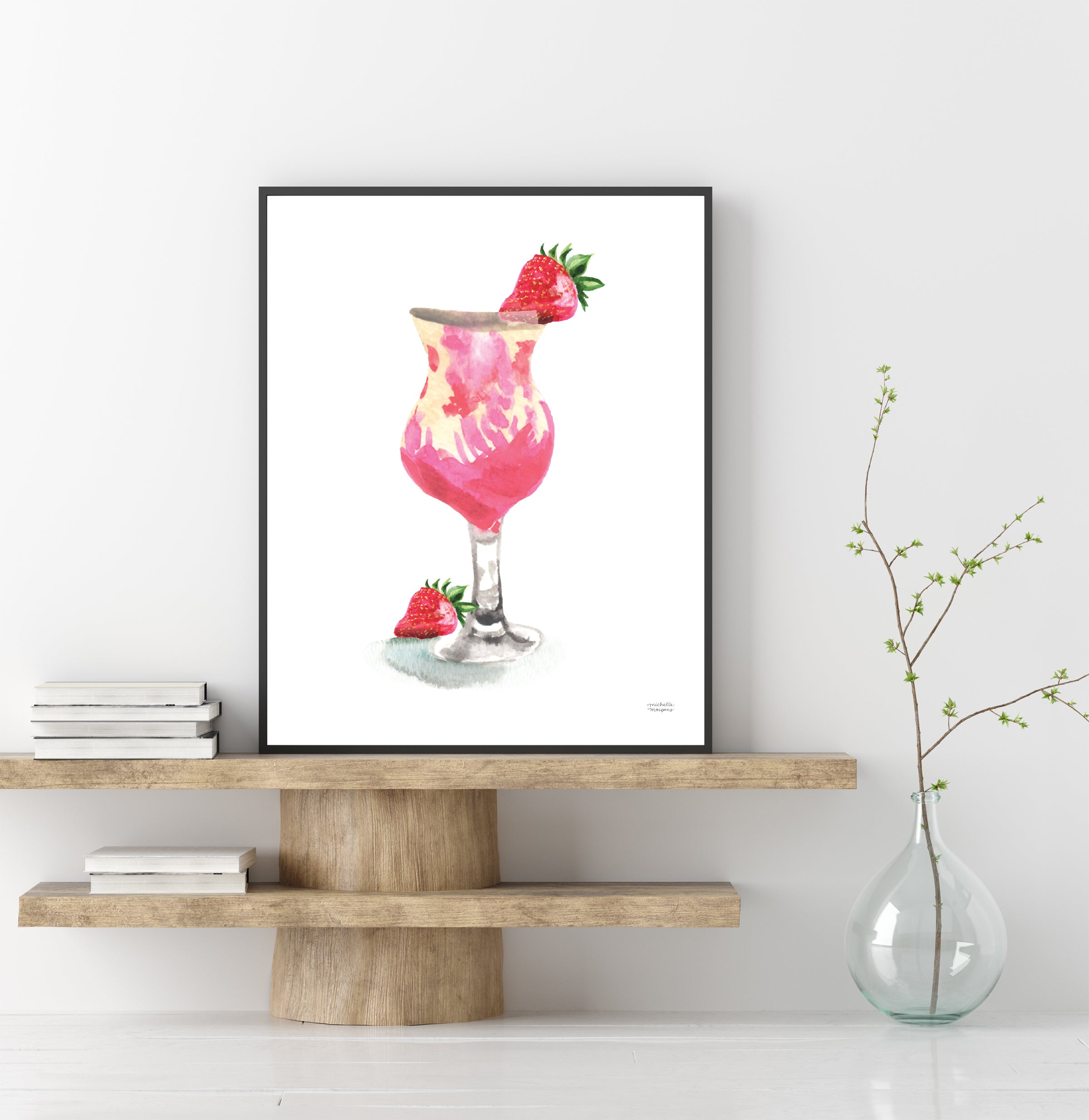 Pina Colada Cocktail Art Print