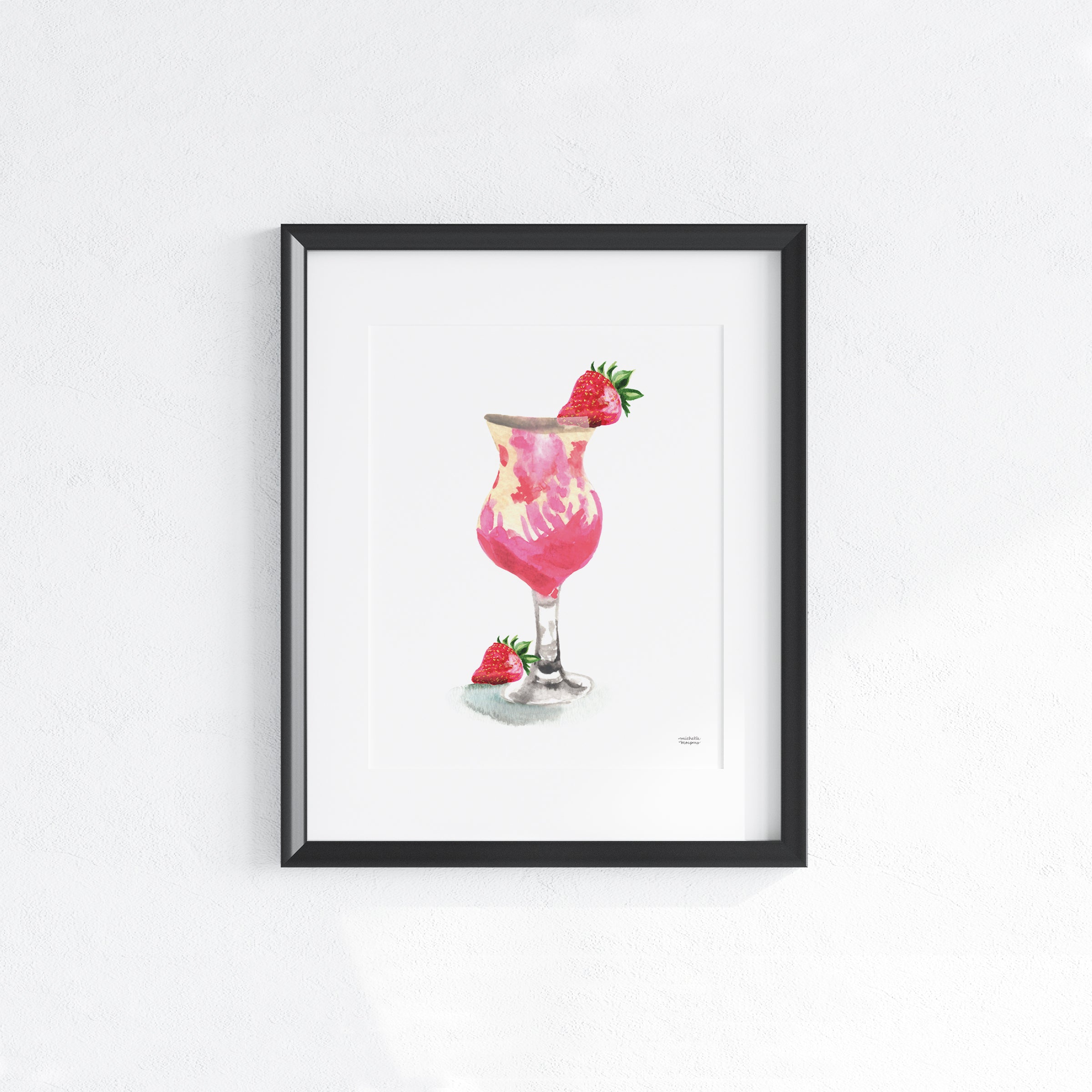 Pina Colada Cocktail Art Print
