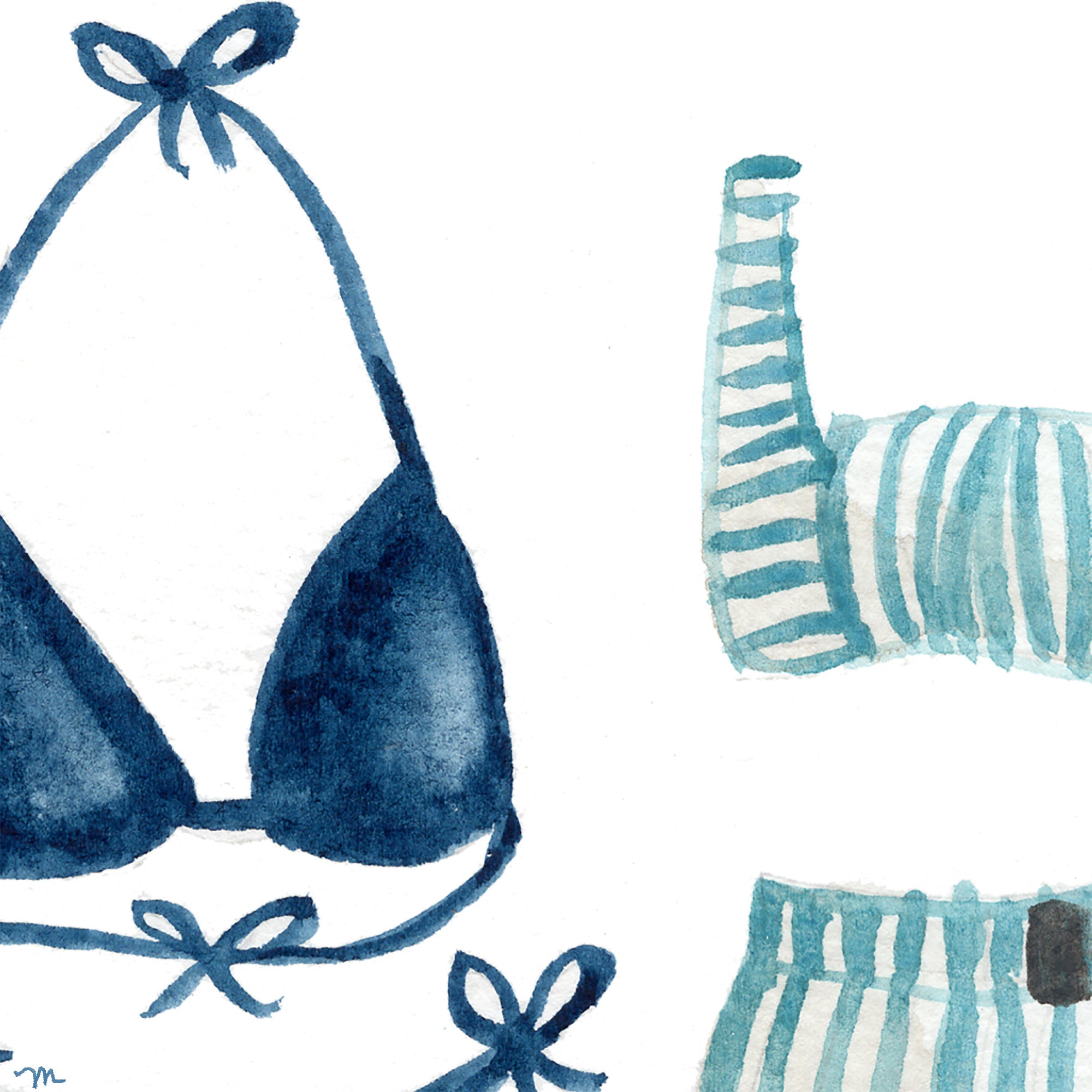 Bathing Suits Wall Art Print