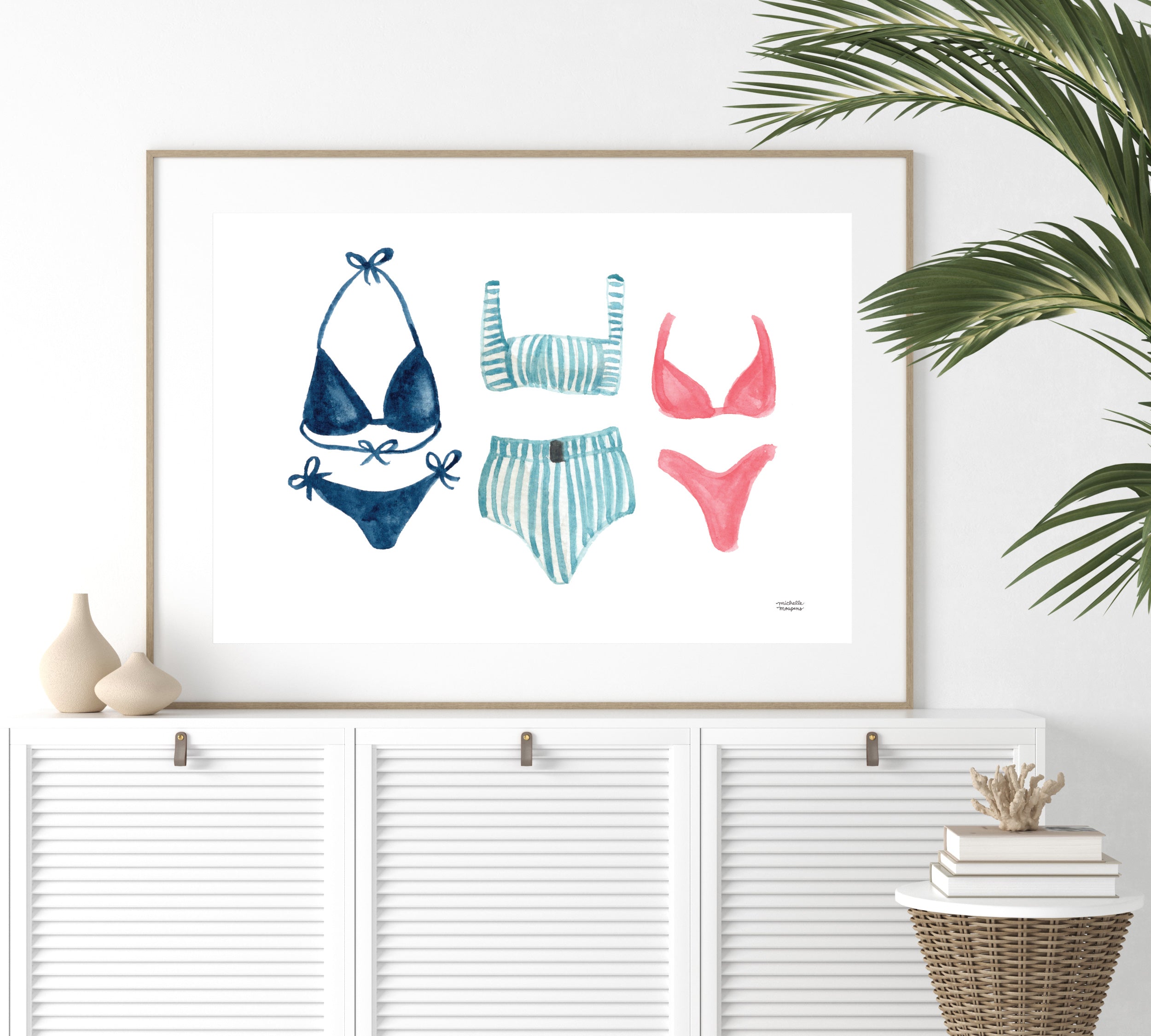 Bathing Suits Wall Art Print