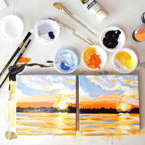 Clouds In My Coffee Paintings