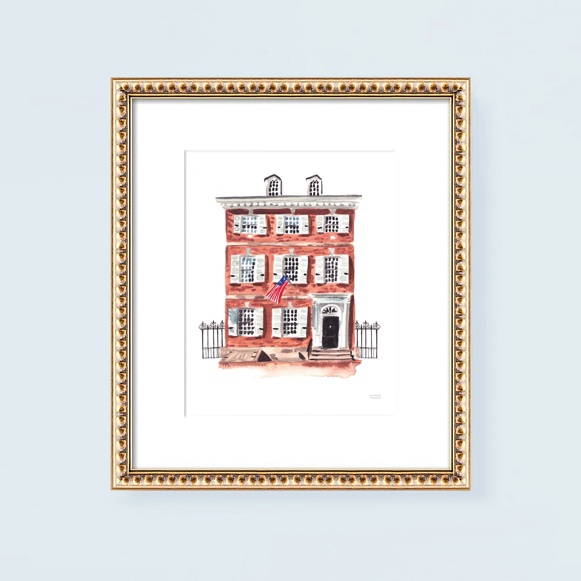 Powel House Art Print