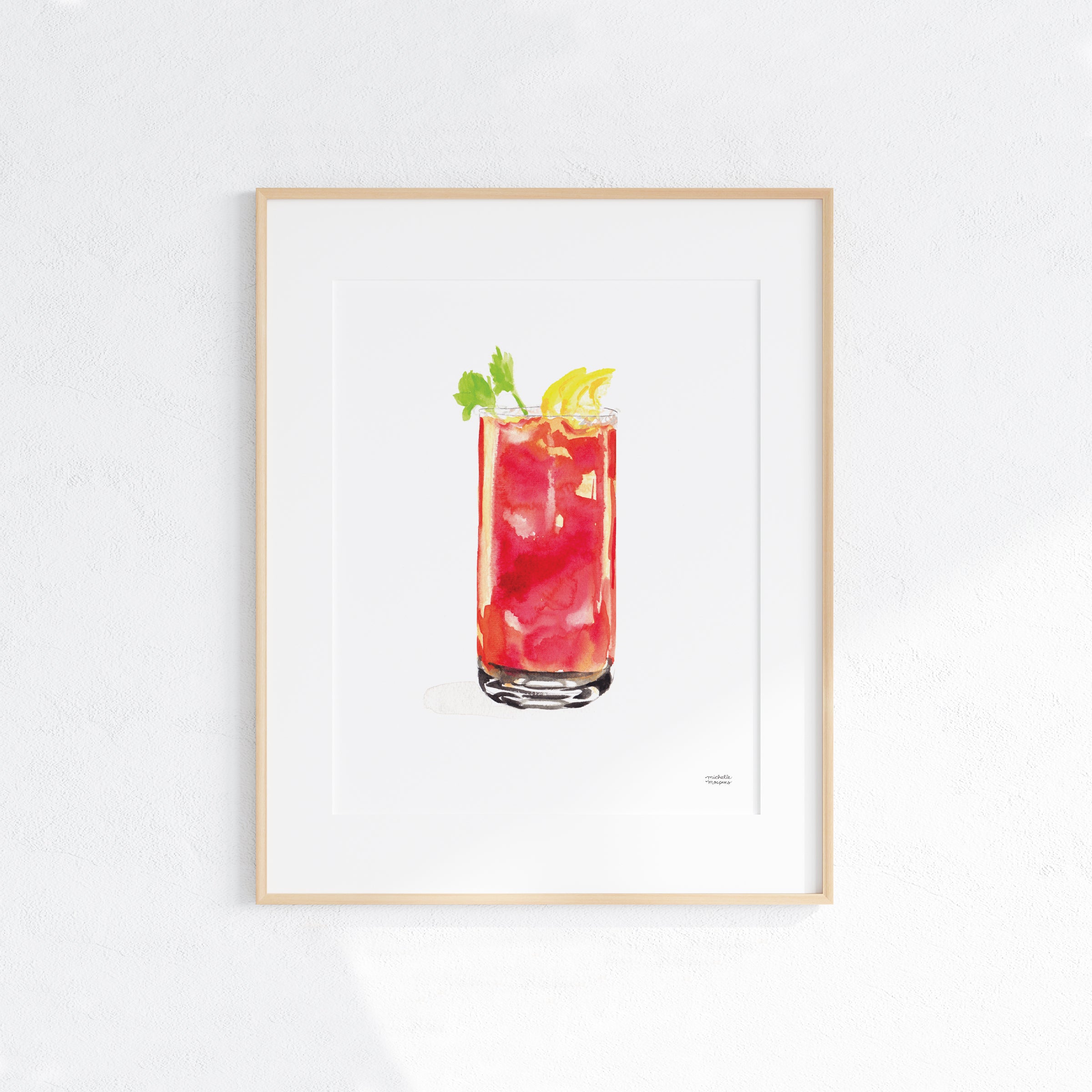 Bloody Mary Cocktail Art Print