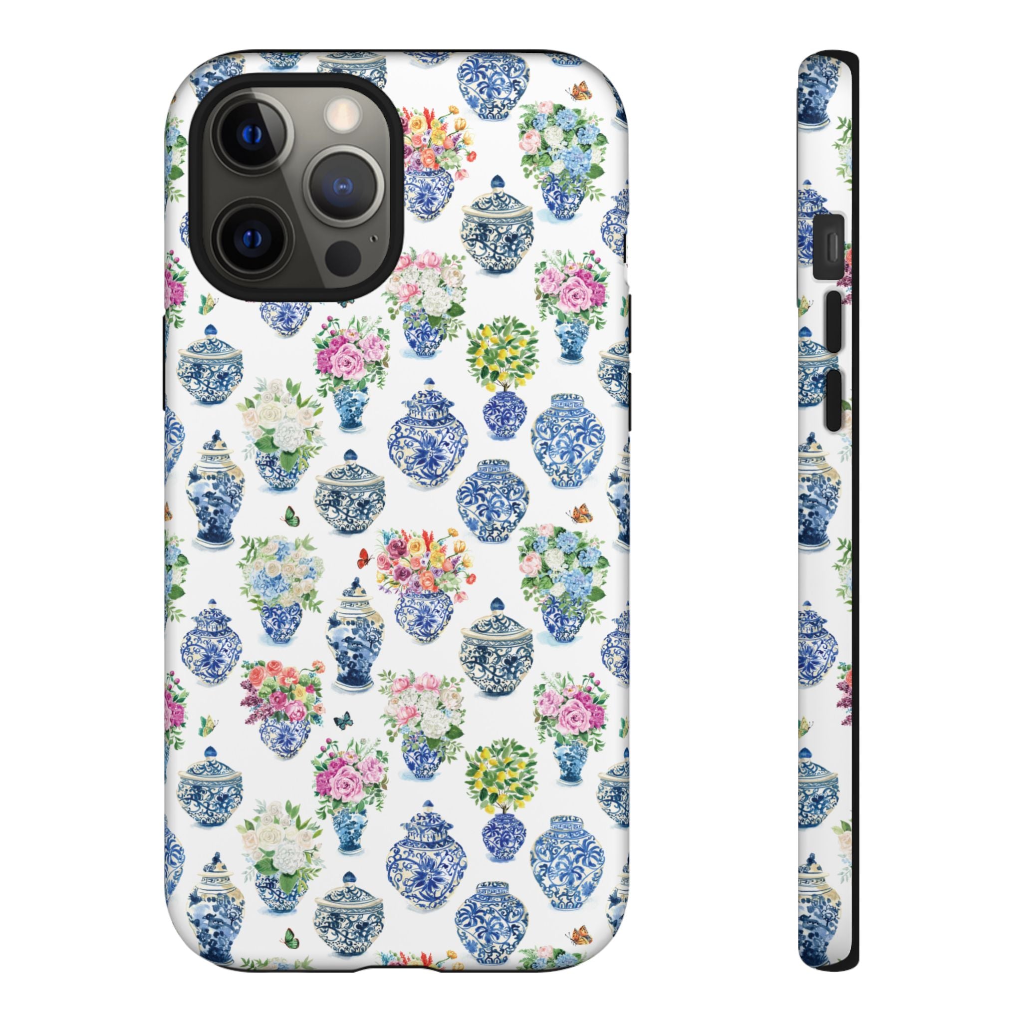 Watercolor Ginger Jar Bouquets Phone Cover Case