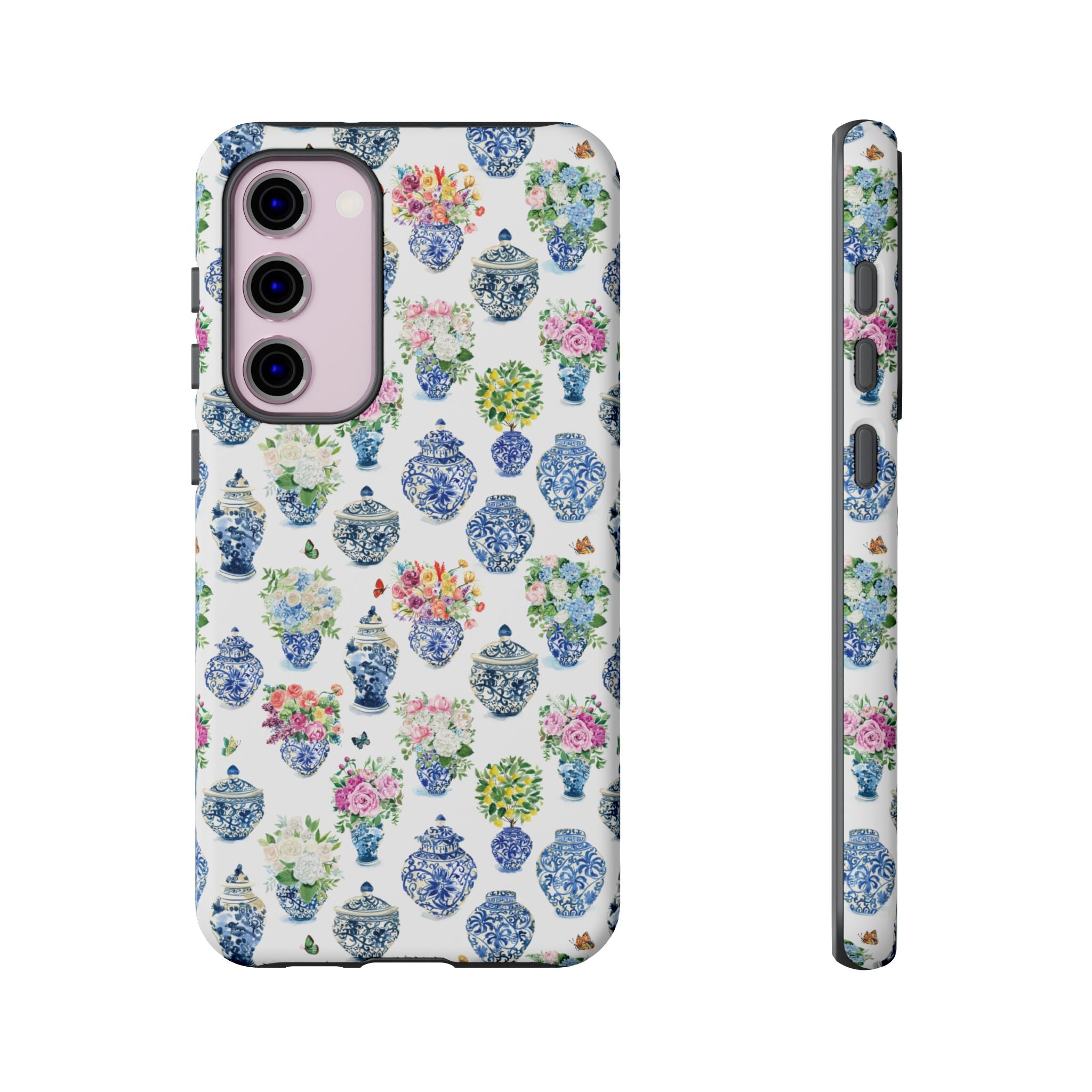 Watercolor Ginger Jar Bouquets Phone Cover Case