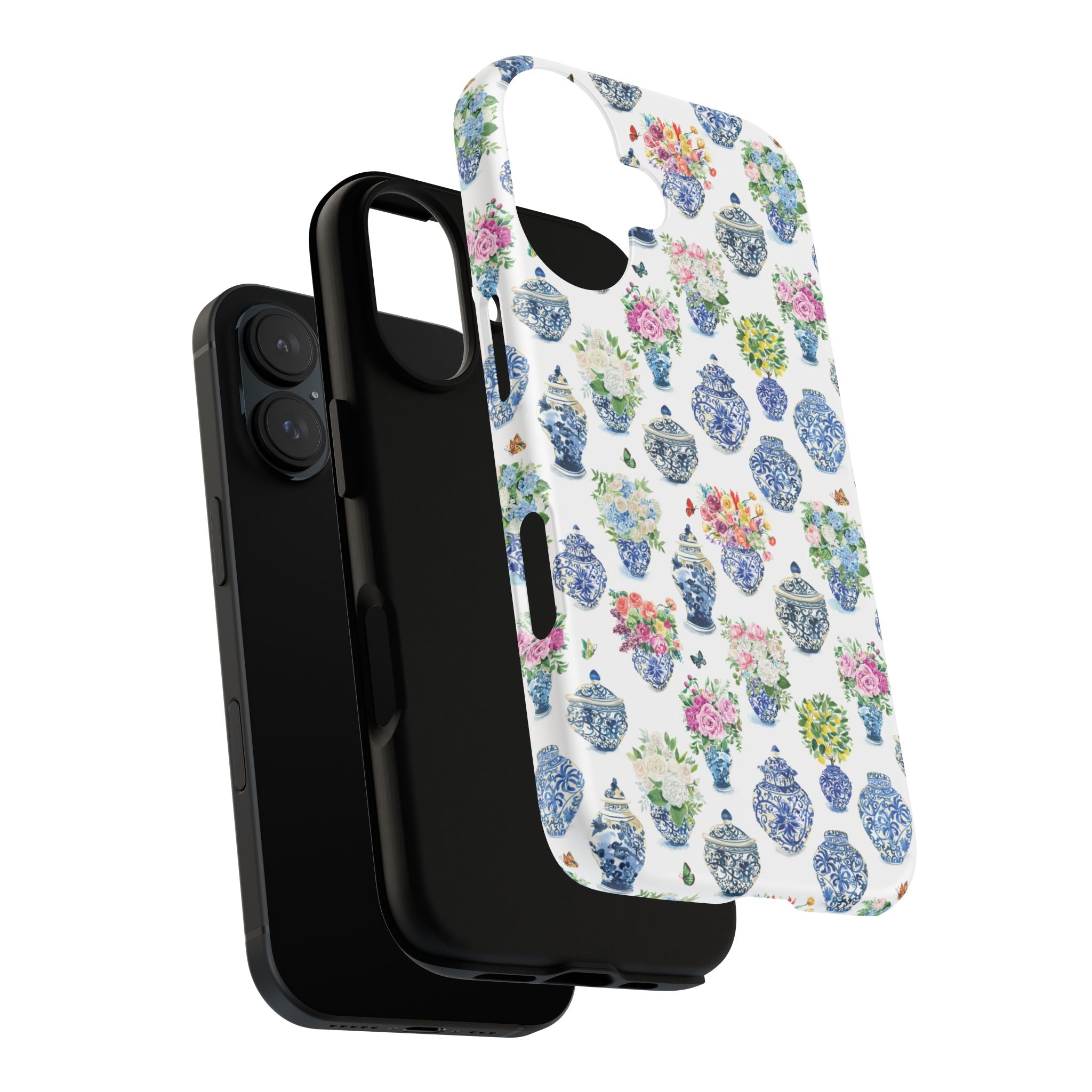 Watercolor Ginger Jar Bouquets Phone Cover Case