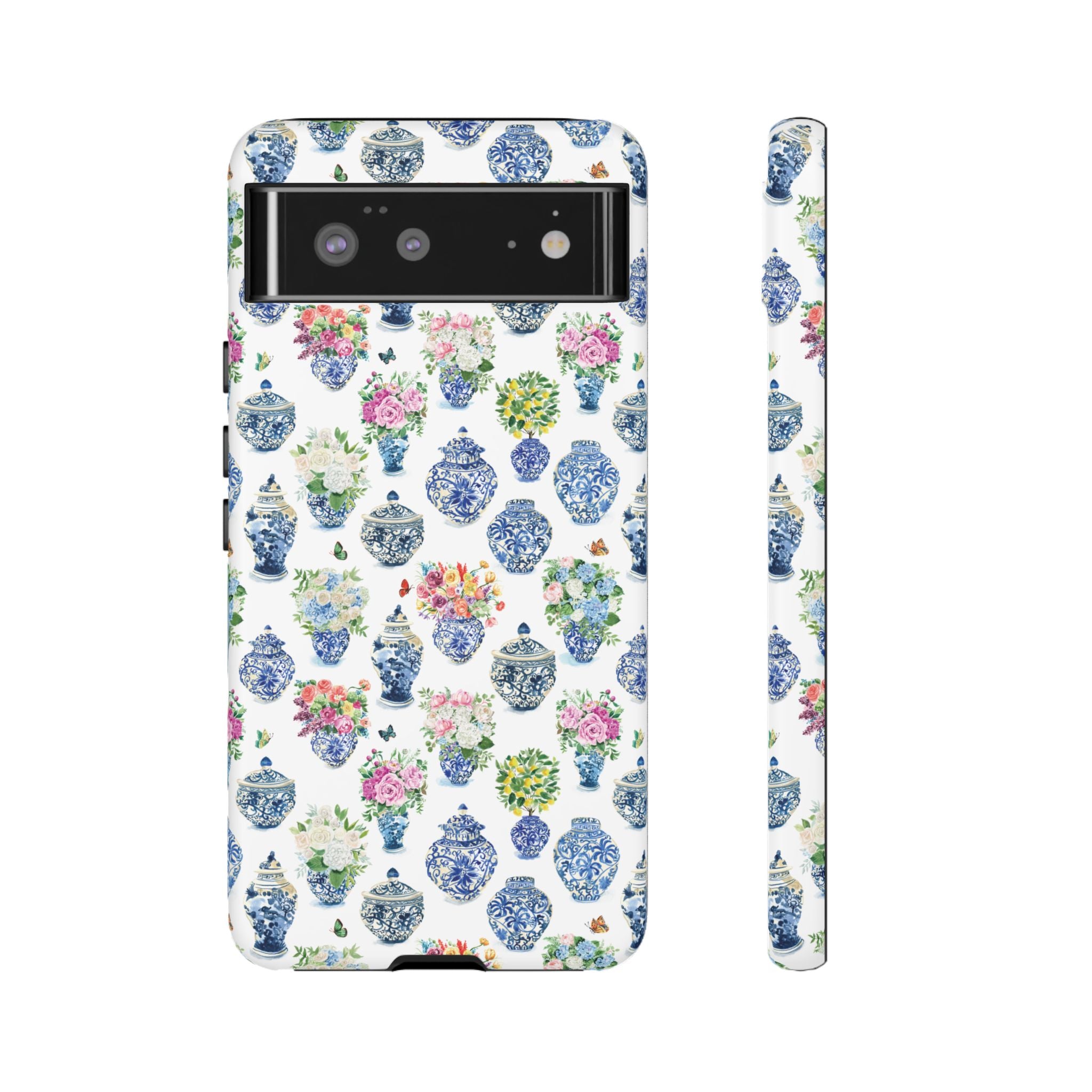 Watercolor Ginger Jar Bouquets Phone Cover Case