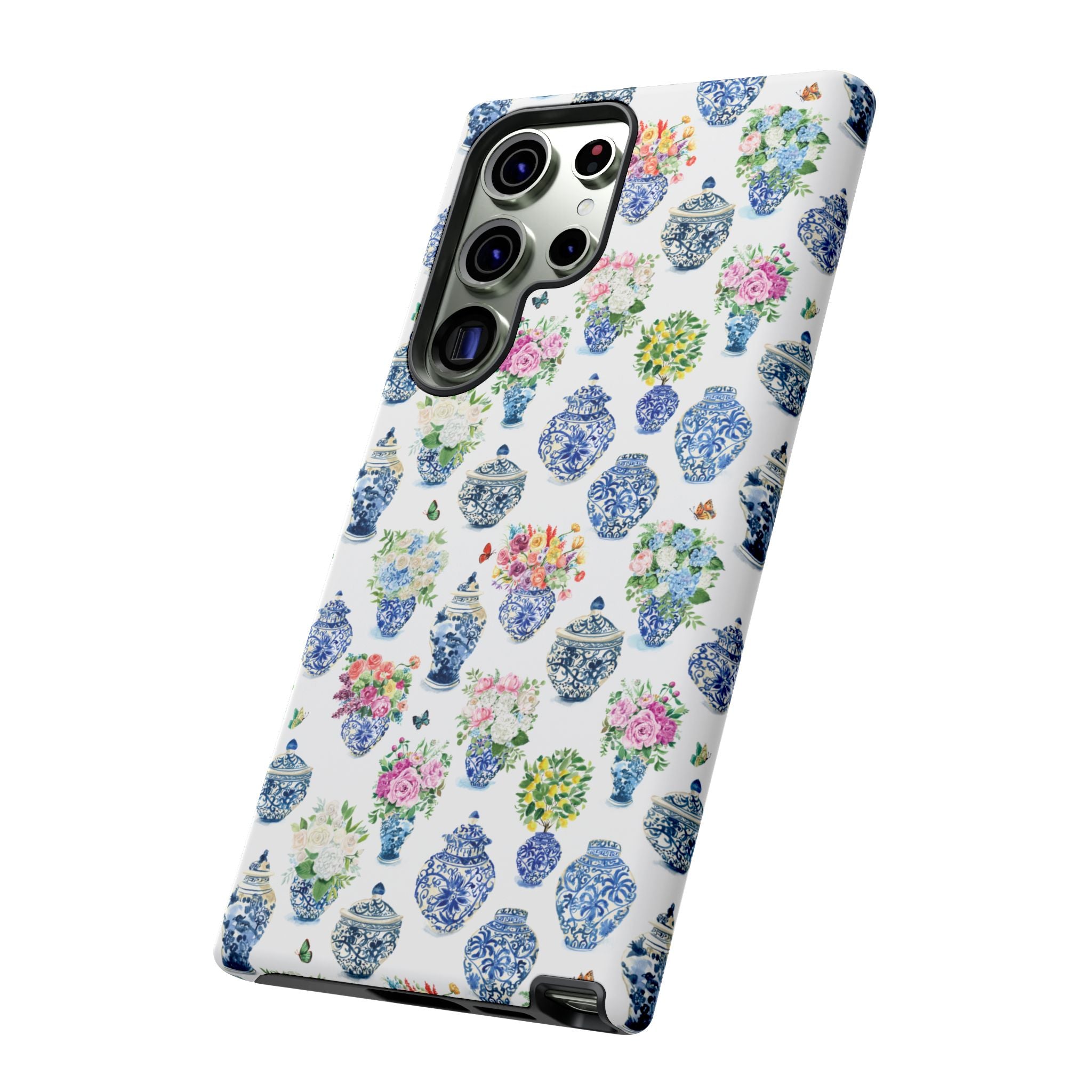 Watercolor Ginger Jar Bouquets Phone Cover Case