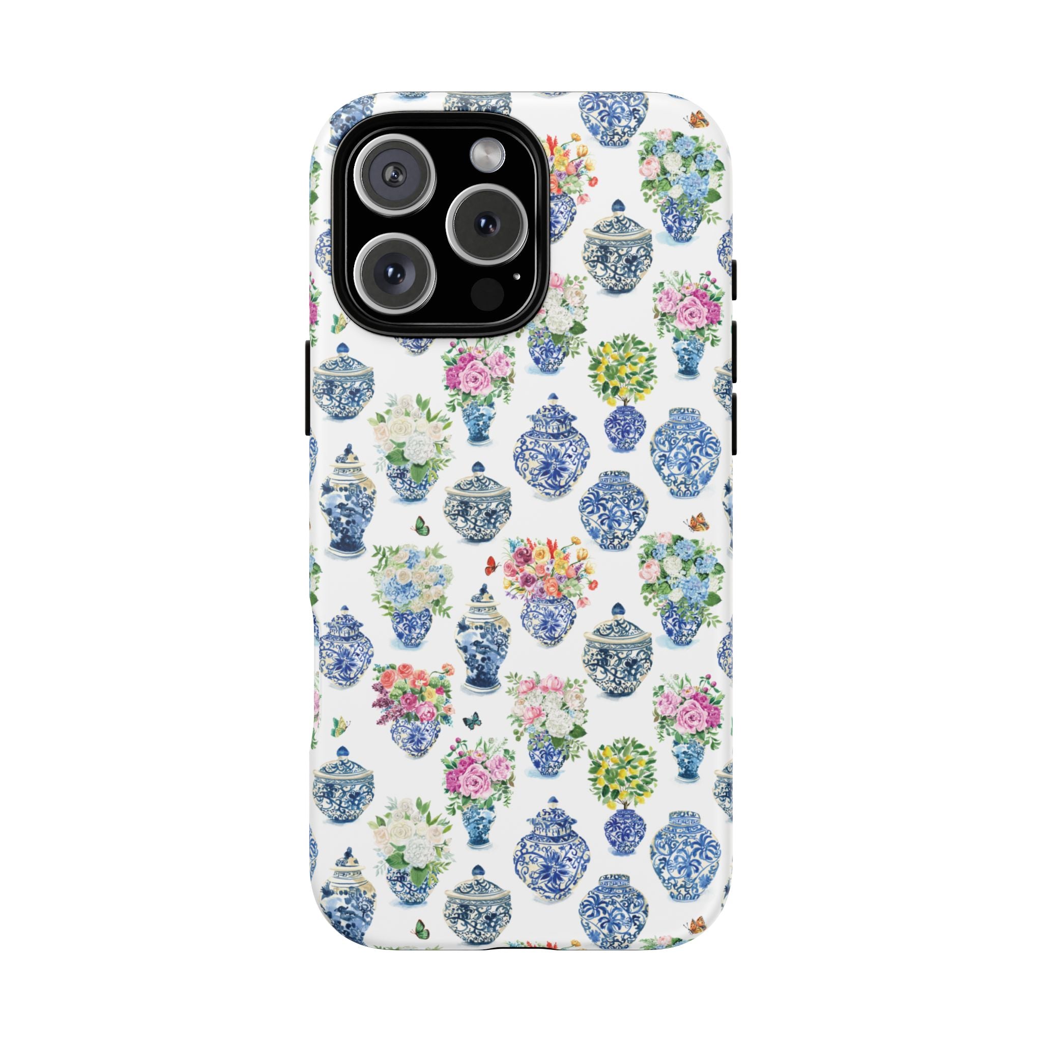 Watercolor Ginger Jar Bouquets Phone Cover Case