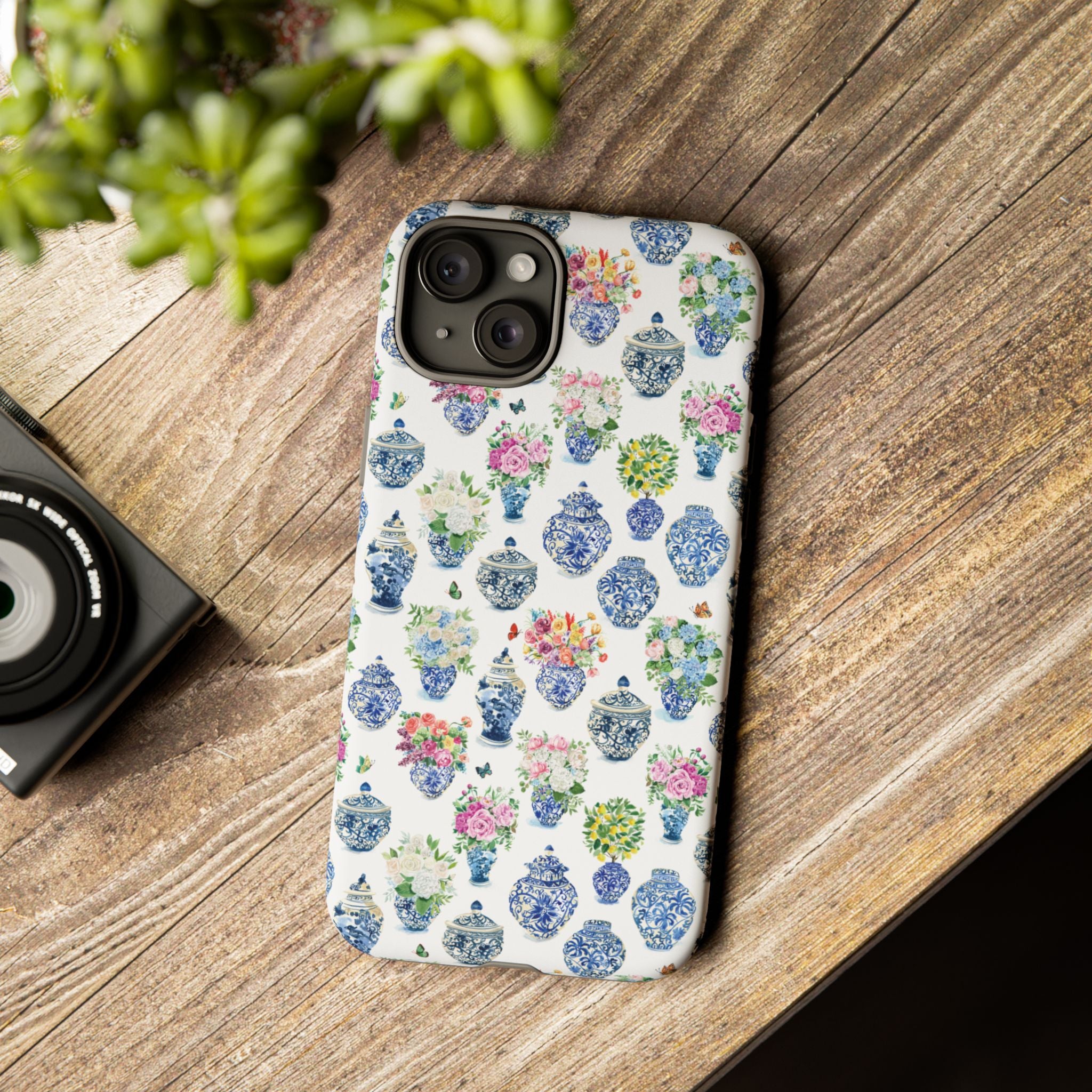 Watercolor Ginger Jar Bouquets Phone Cover Case