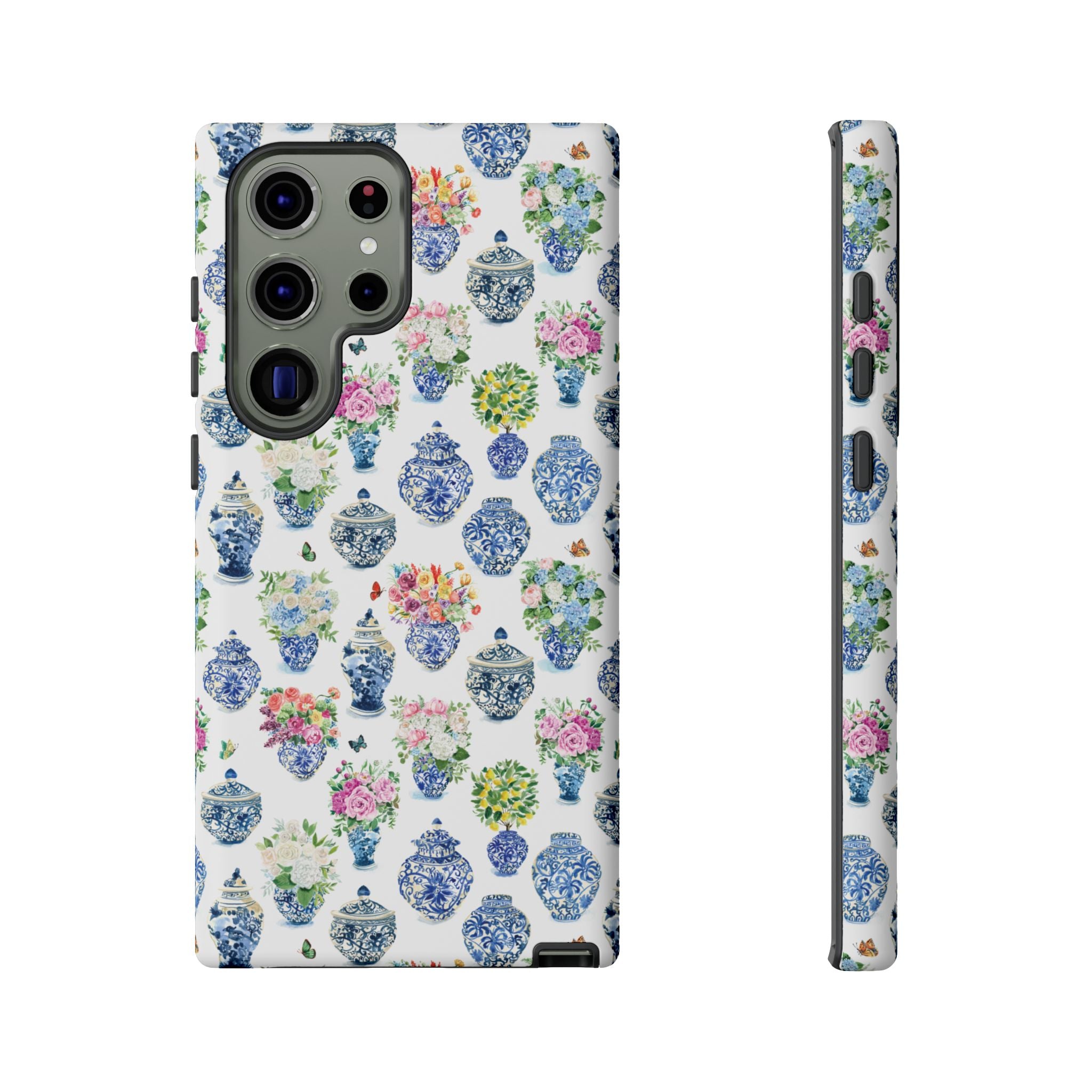 Watercolor Ginger Jar Bouquets Phone Cover Case