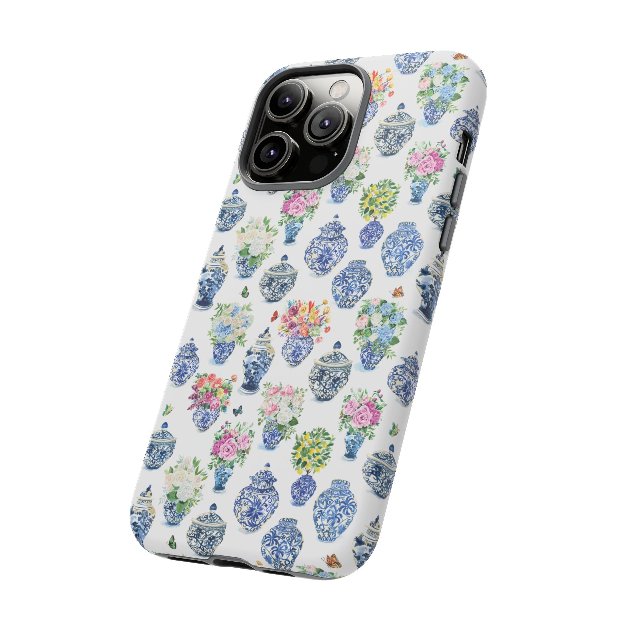 Watercolor Ginger Jar Bouquets Phone Cover Case