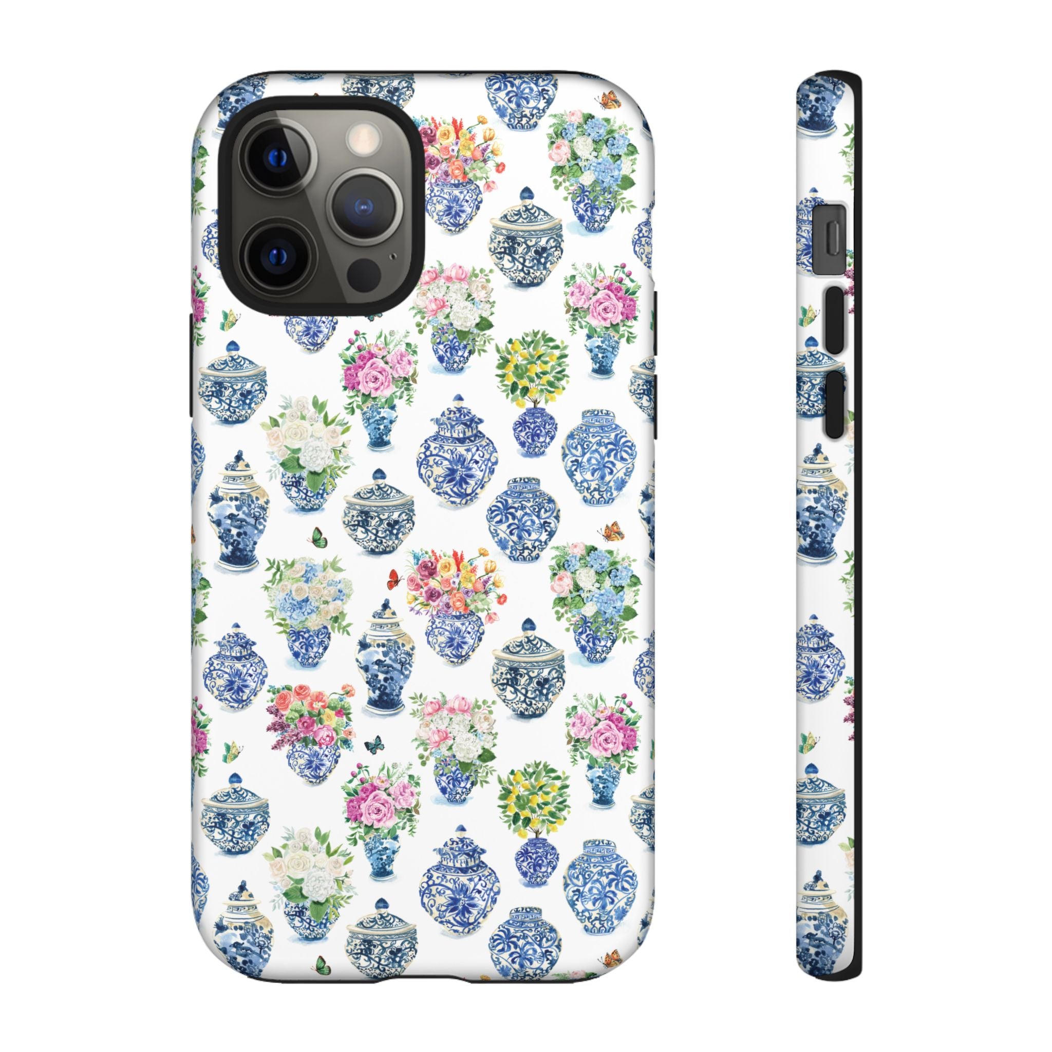 Watercolor Ginger Jar Bouquets Phone Cover Case