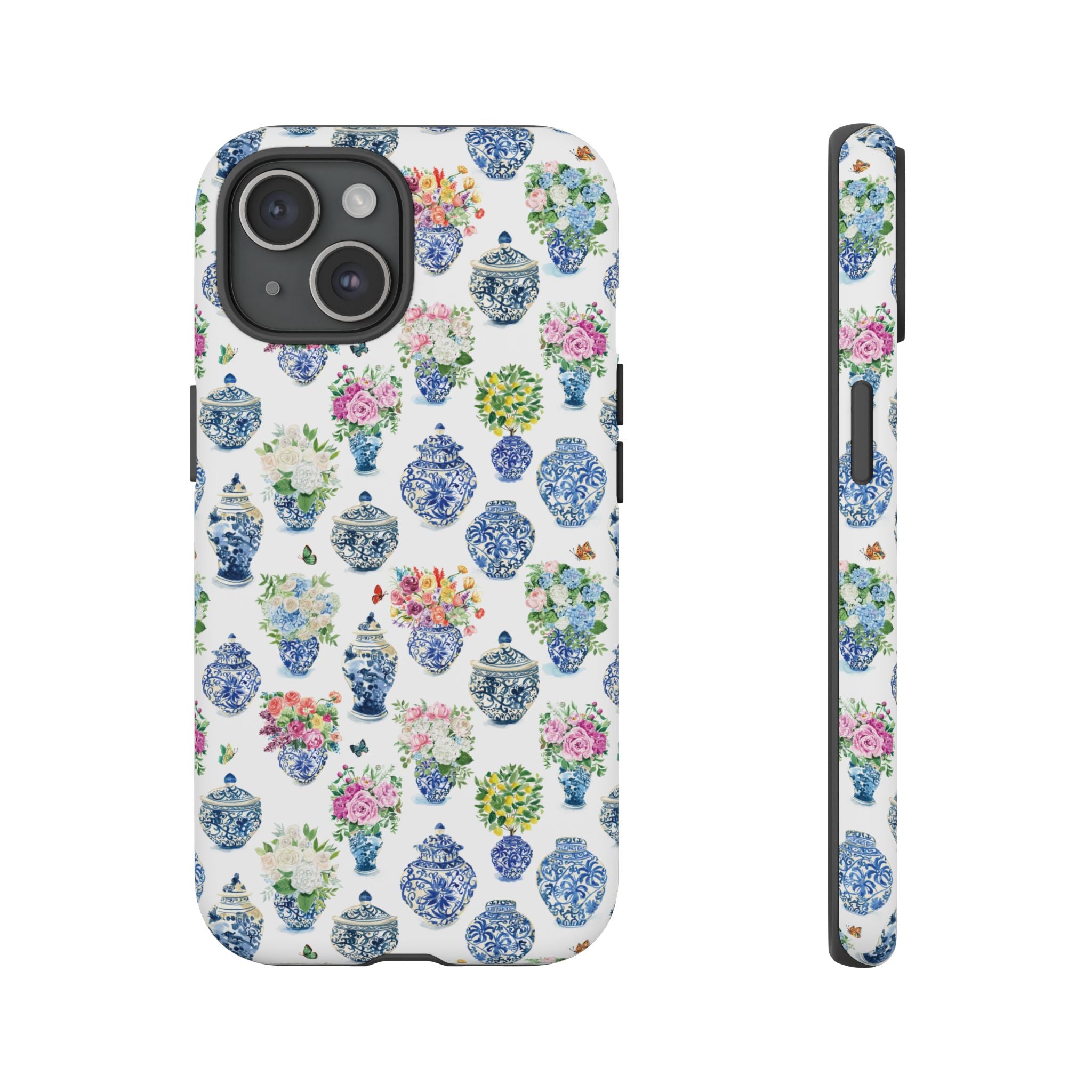 Watercolor Ginger Jar Bouquets Phone Cover Case