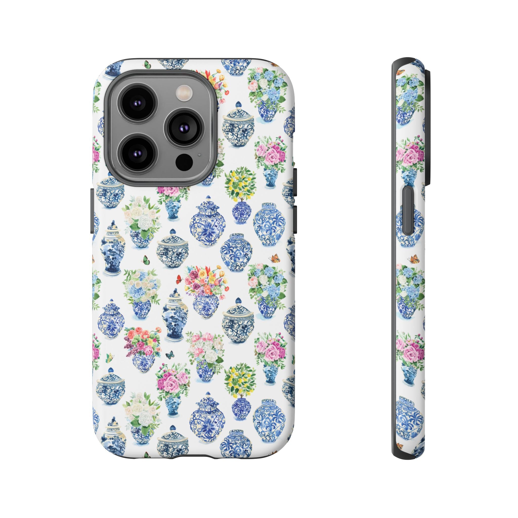 Watercolor Ginger Jar Bouquets Phone Cover Case