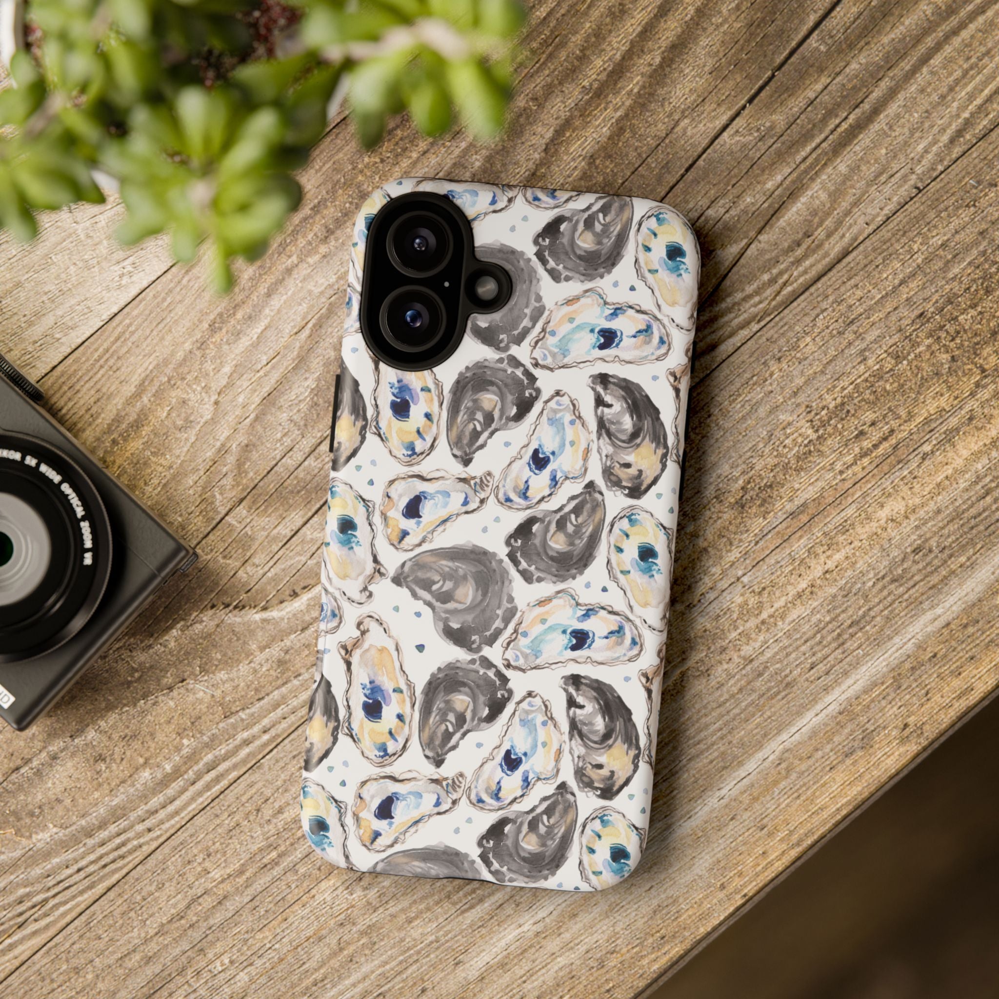 Watercolor Oyster Shells Beachy Phone Cover Case