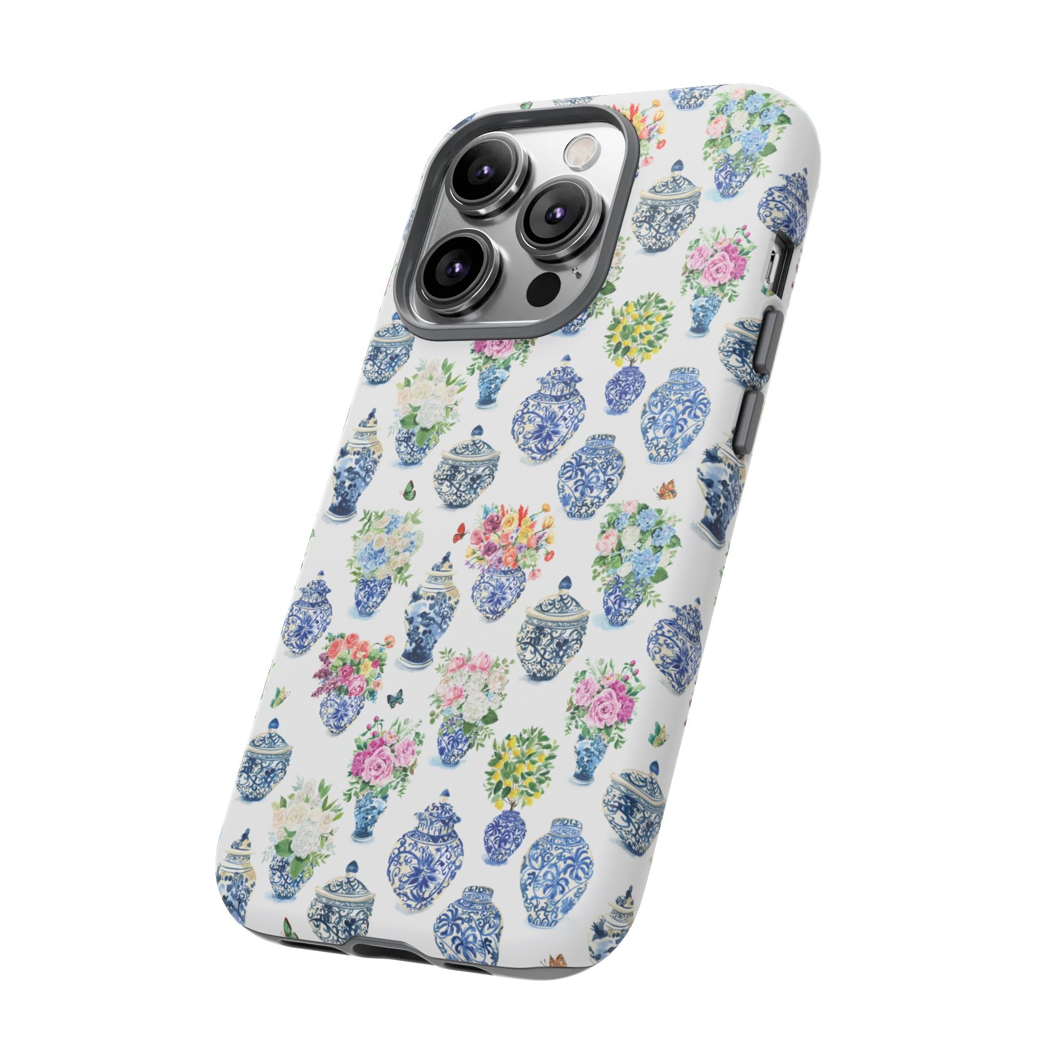 Watercolor Ginger Jar Bouquets Phone Cover Case