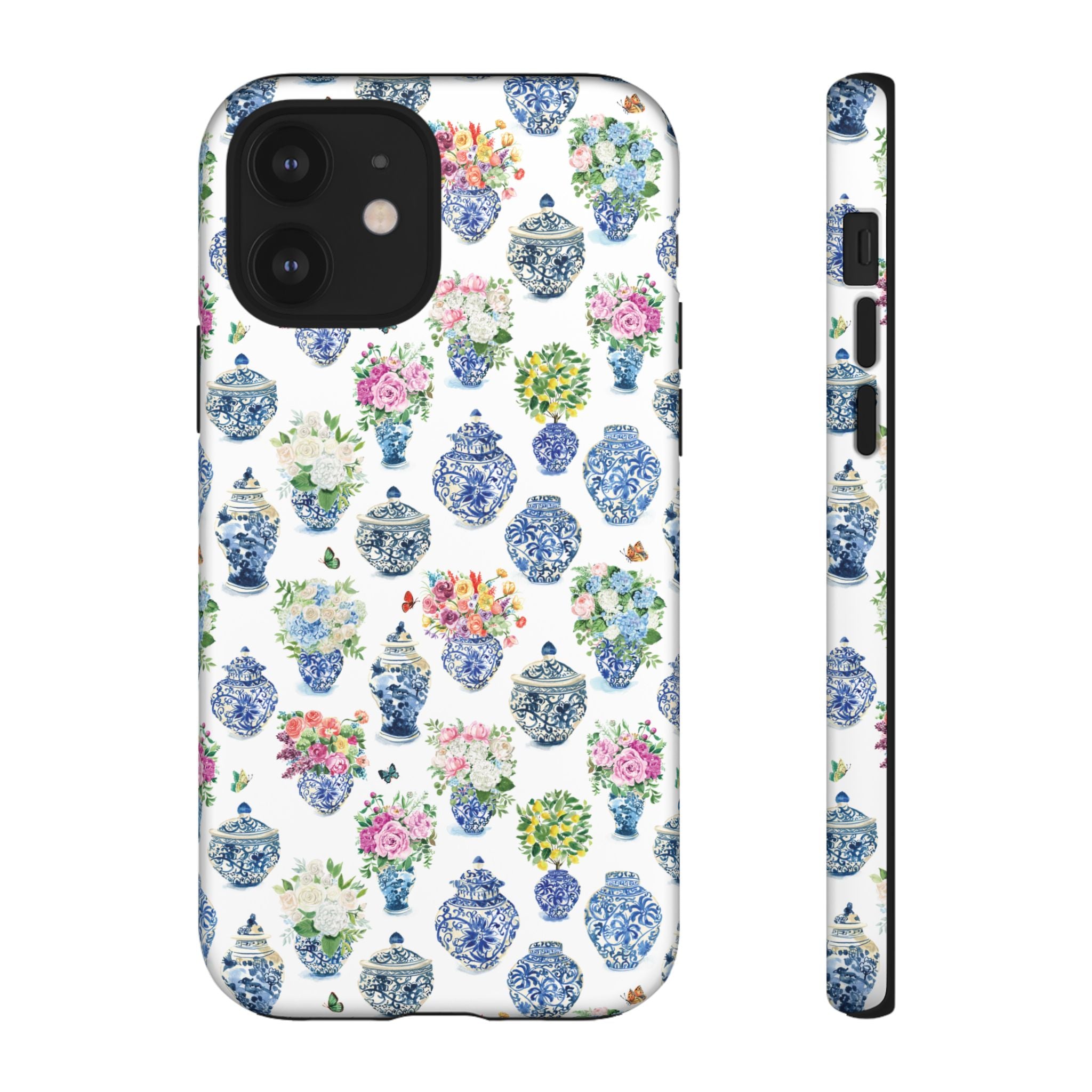 Watercolor Ginger Jar Bouquets Phone Cover Case