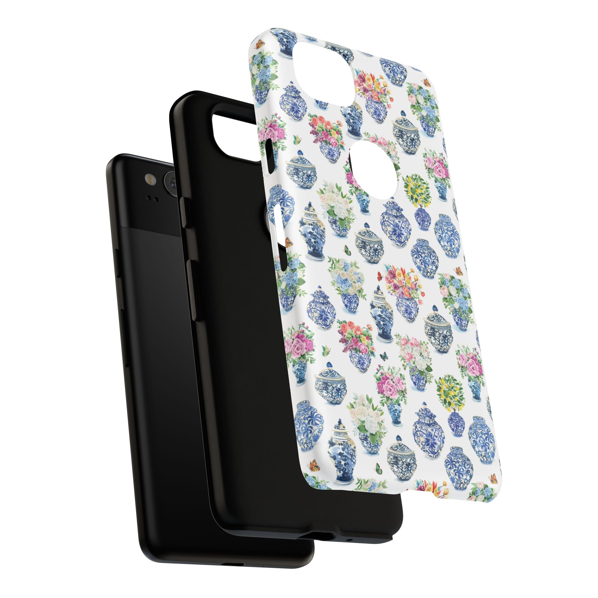 Watercolor Ginger Jar Bouquets Phone Cover Case