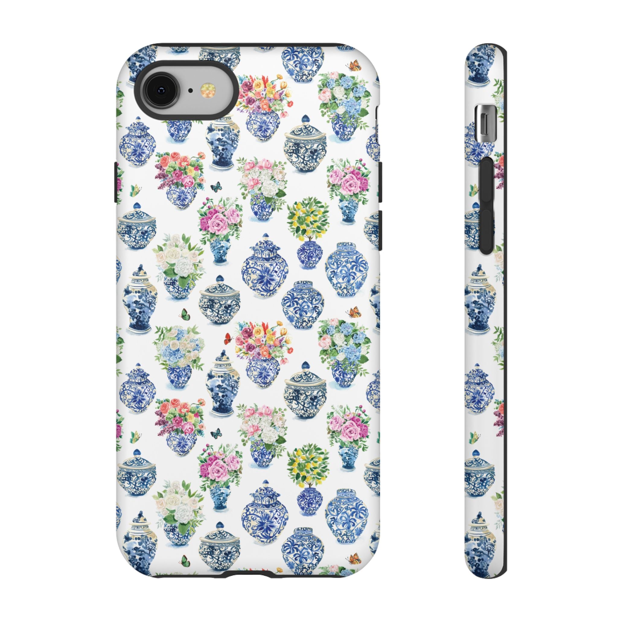 Watercolor Ginger Jar Bouquets Phone Cover Case