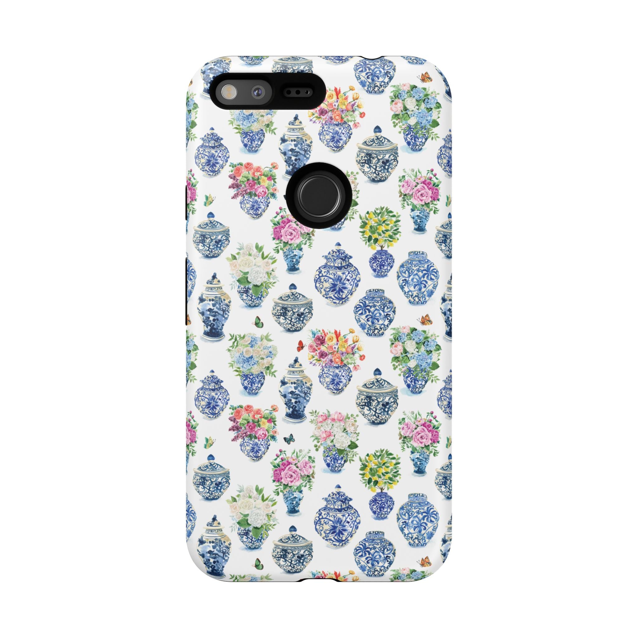 Watercolor Ginger Jar Bouquets Phone Cover Case