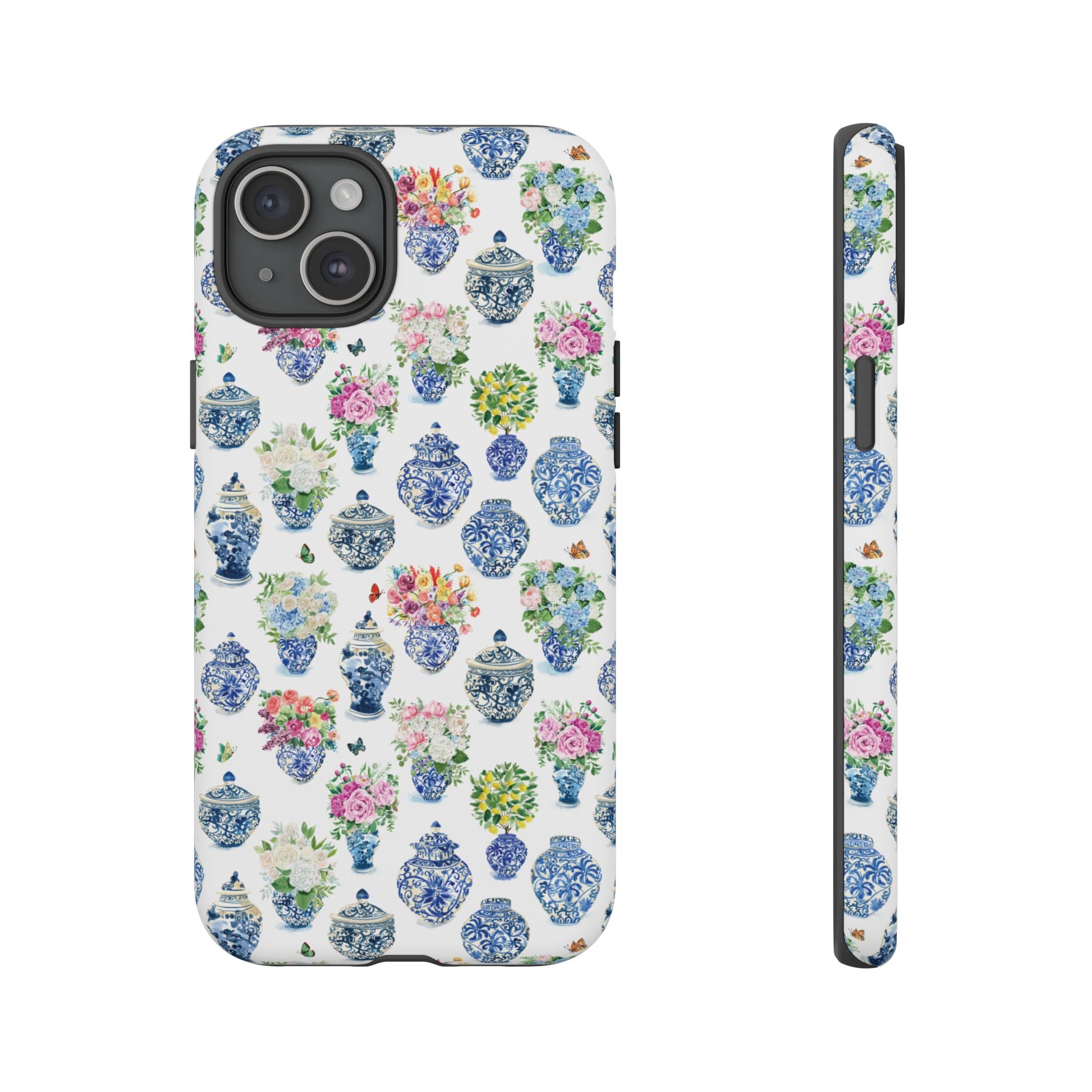 Watercolor Ginger Jar Bouquets Phone Cover Case