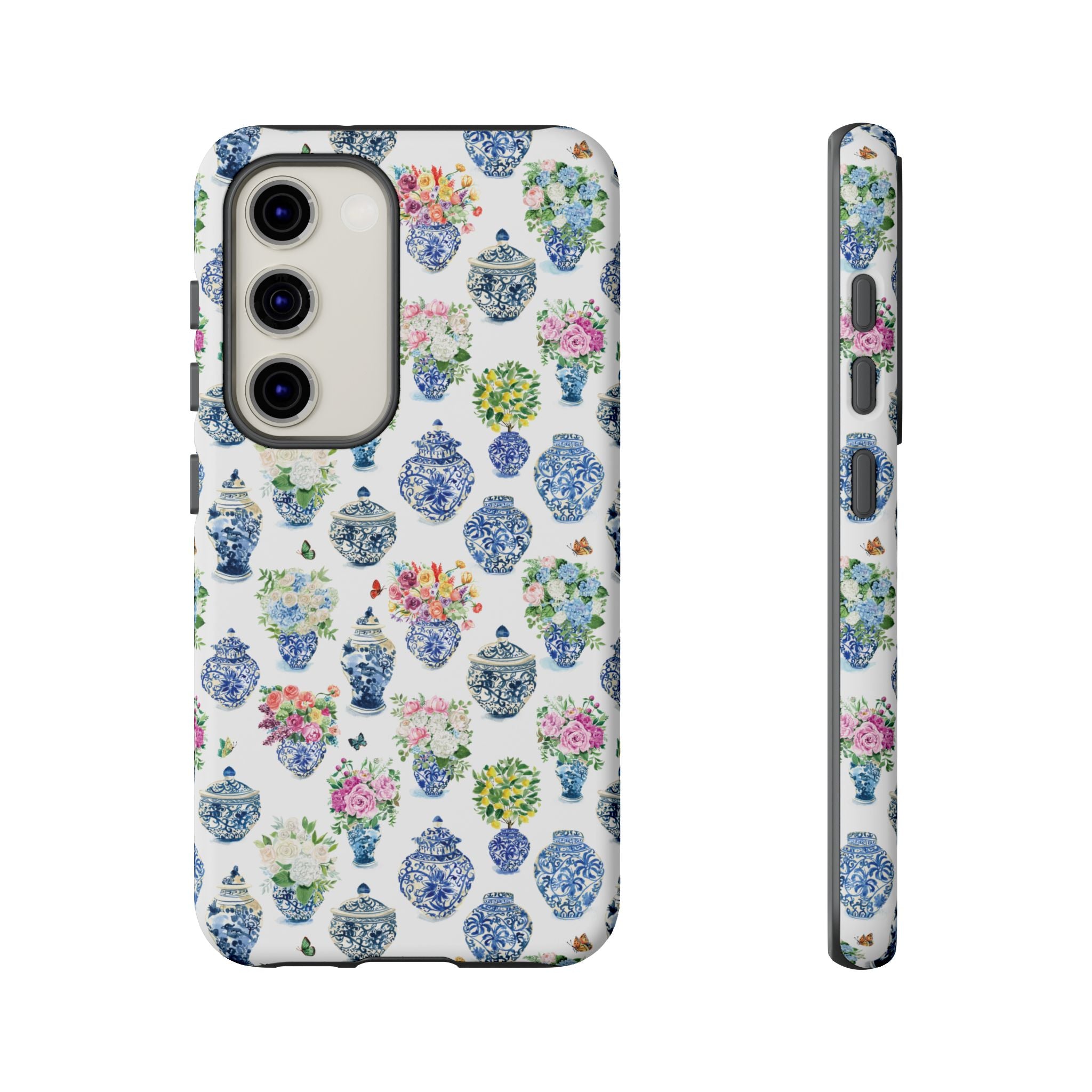 Watercolor Ginger Jar Bouquets Phone Cover Case