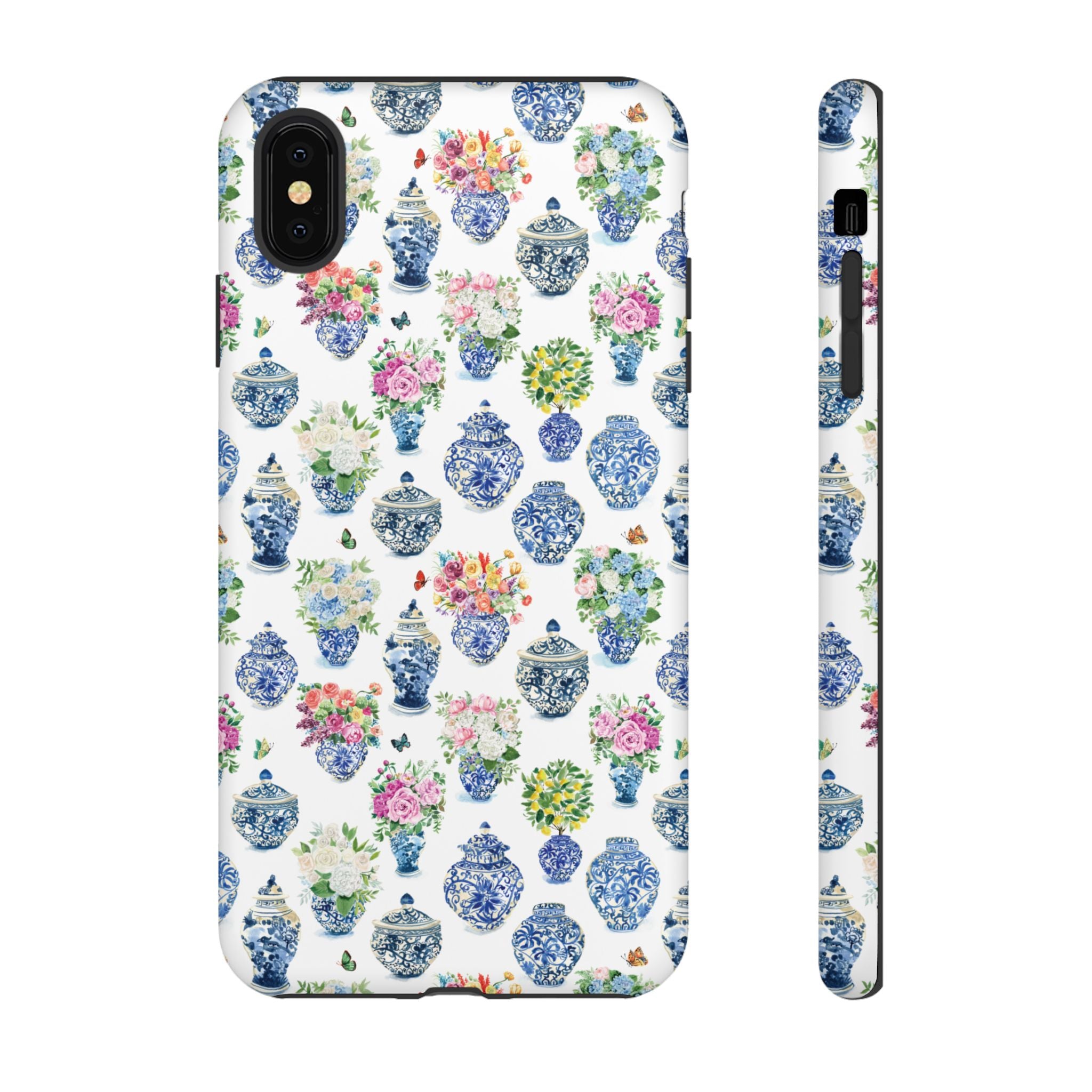 Watercolor Ginger Jar Bouquets Phone Cover Case