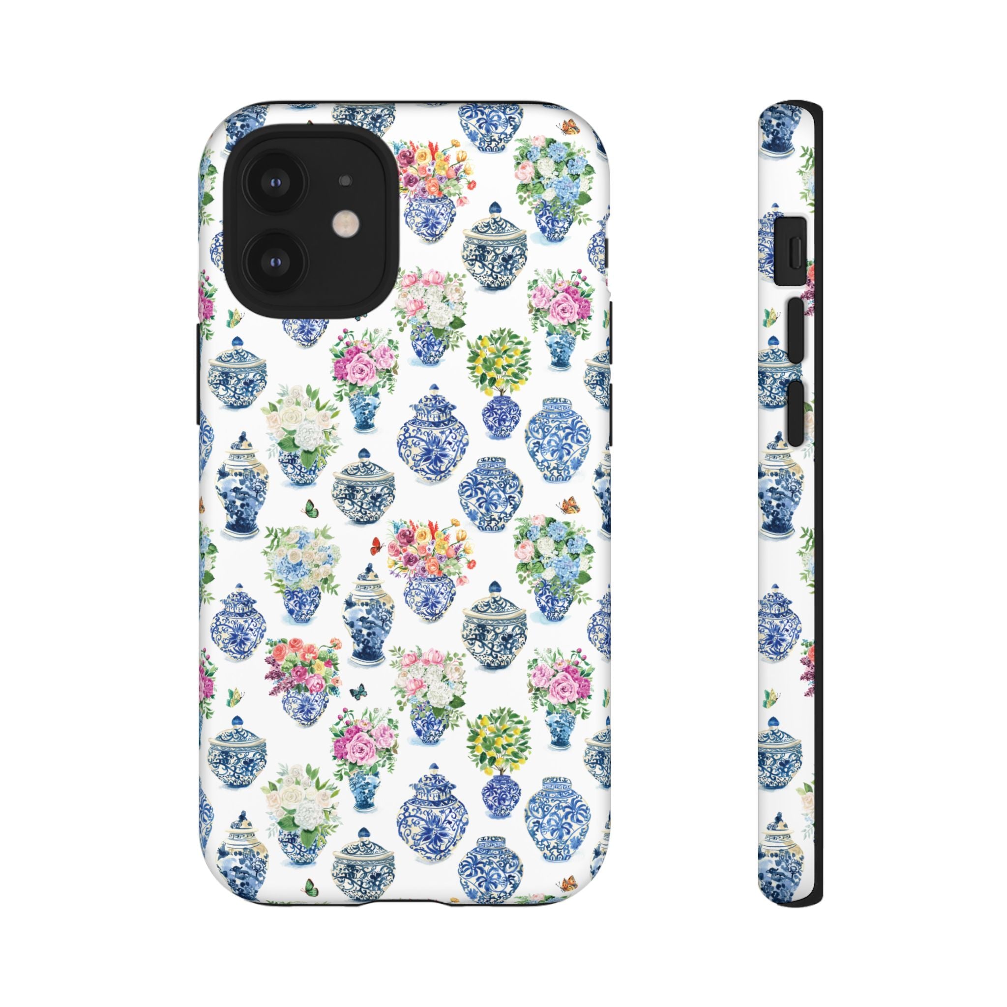 Watercolor Ginger Jar Bouquets Phone Cover Case