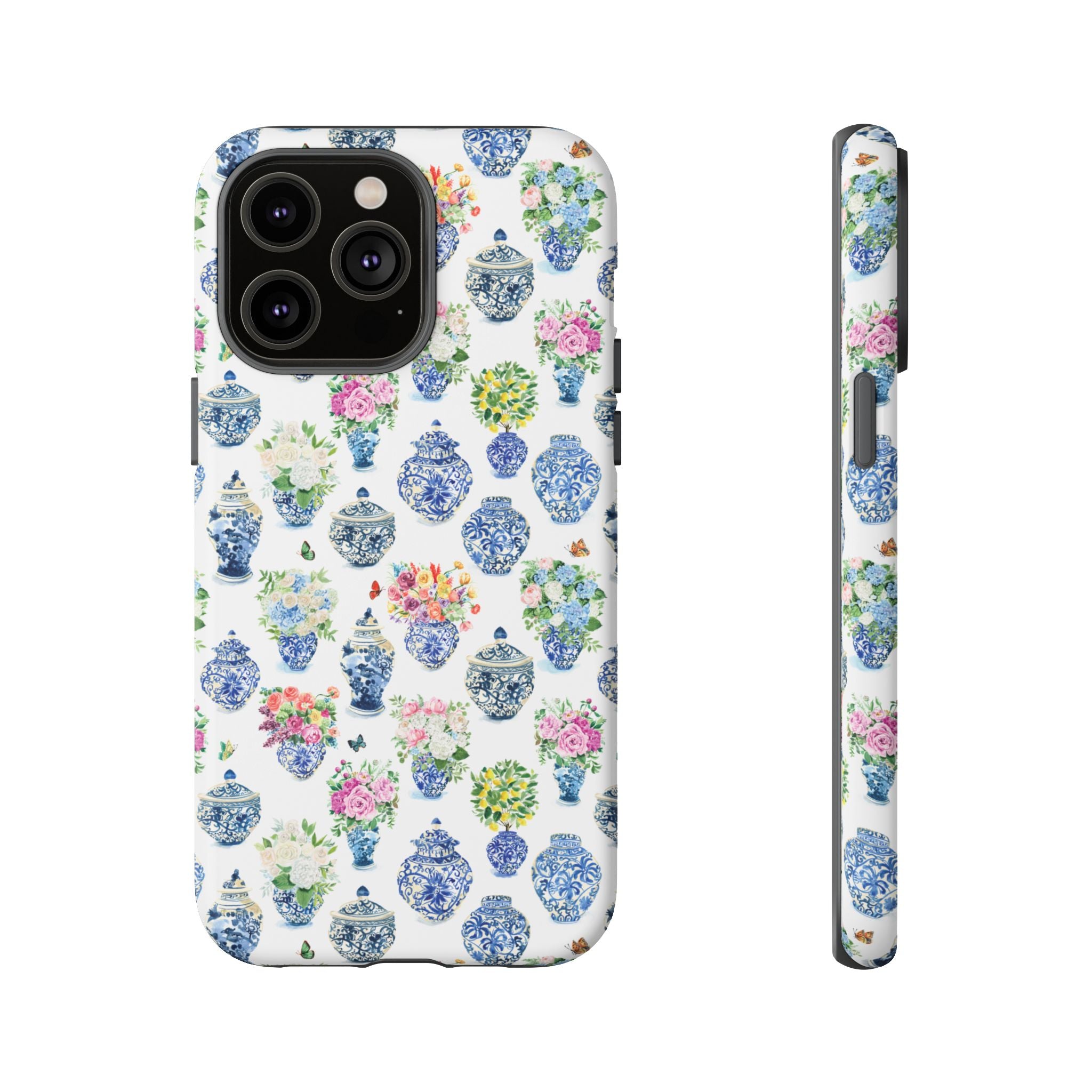 Watercolor Ginger Jar Bouquets Phone Cover Case