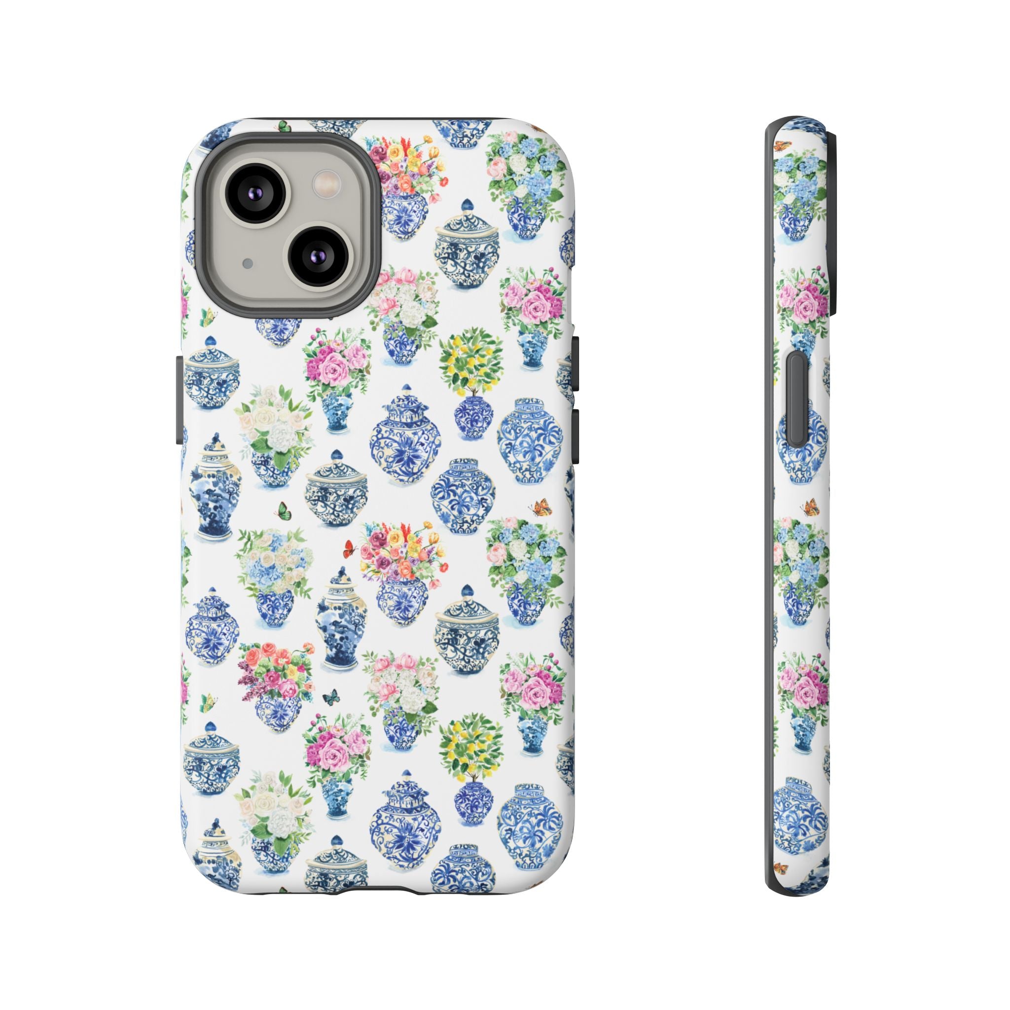 Watercolor Ginger Jar Bouquets Phone Cover Case