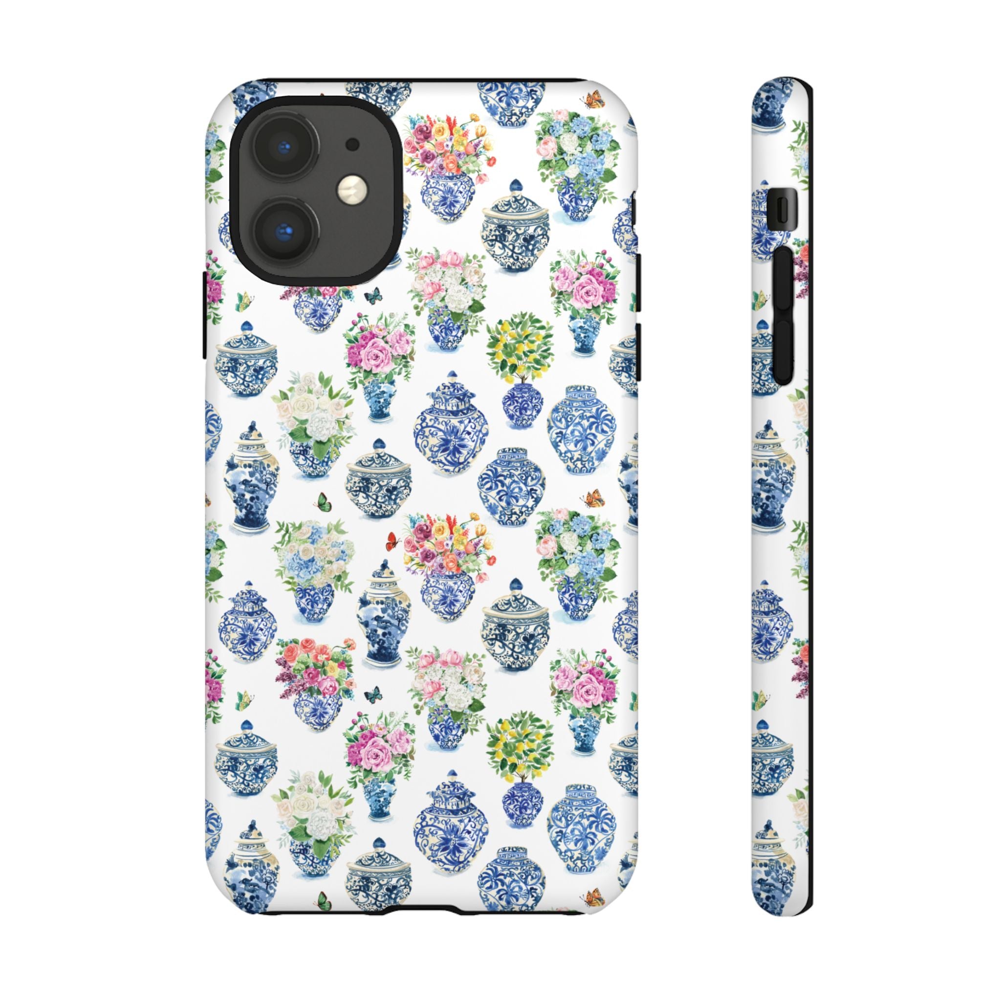 Watercolor Ginger Jar Bouquets Phone Cover Case