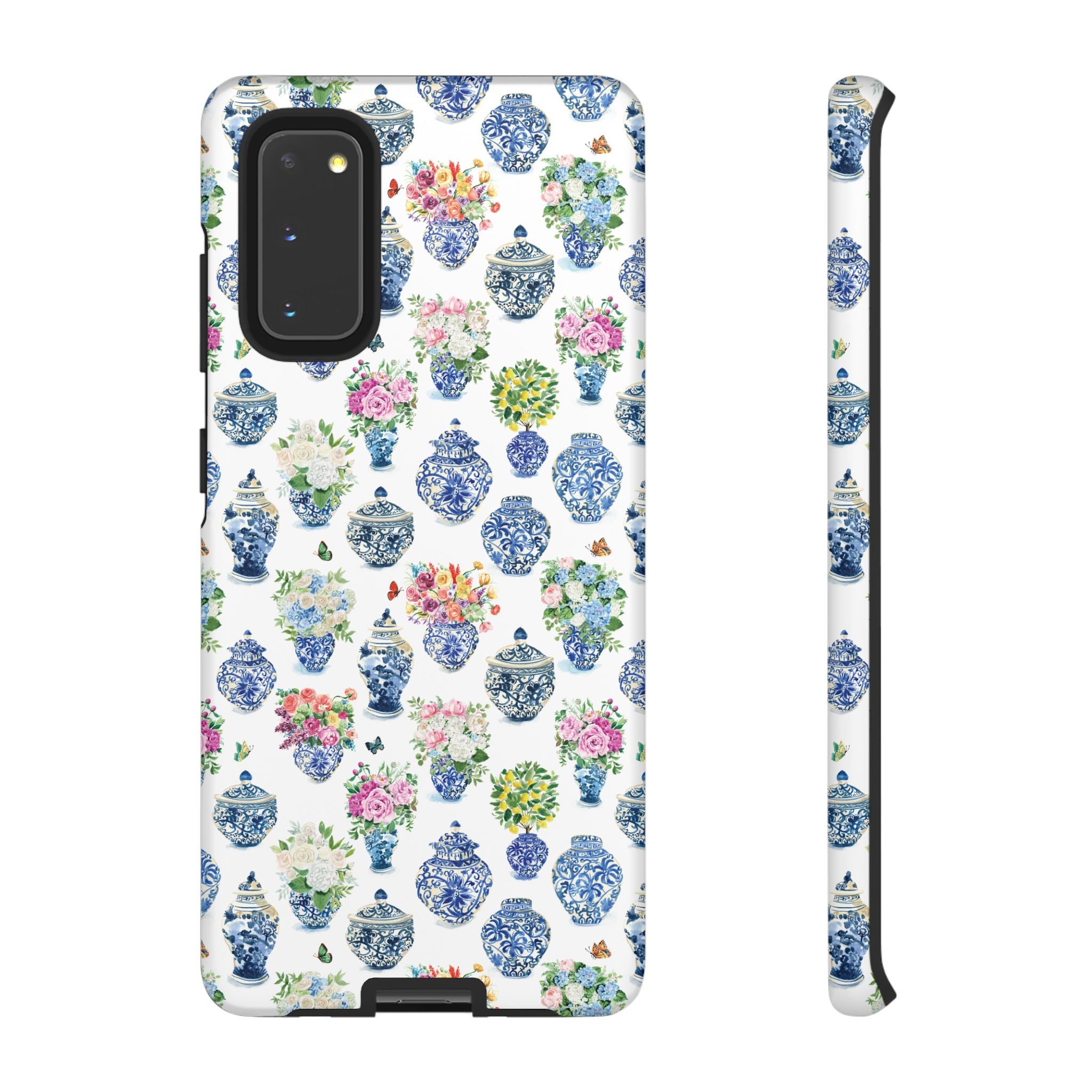 Watercolor Ginger Jar Bouquets Phone Cover Case