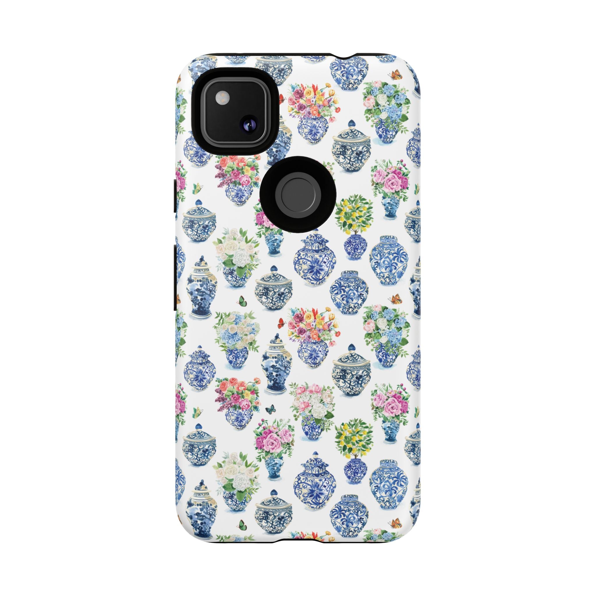 Watercolor Ginger Jar Bouquets Phone Cover Case