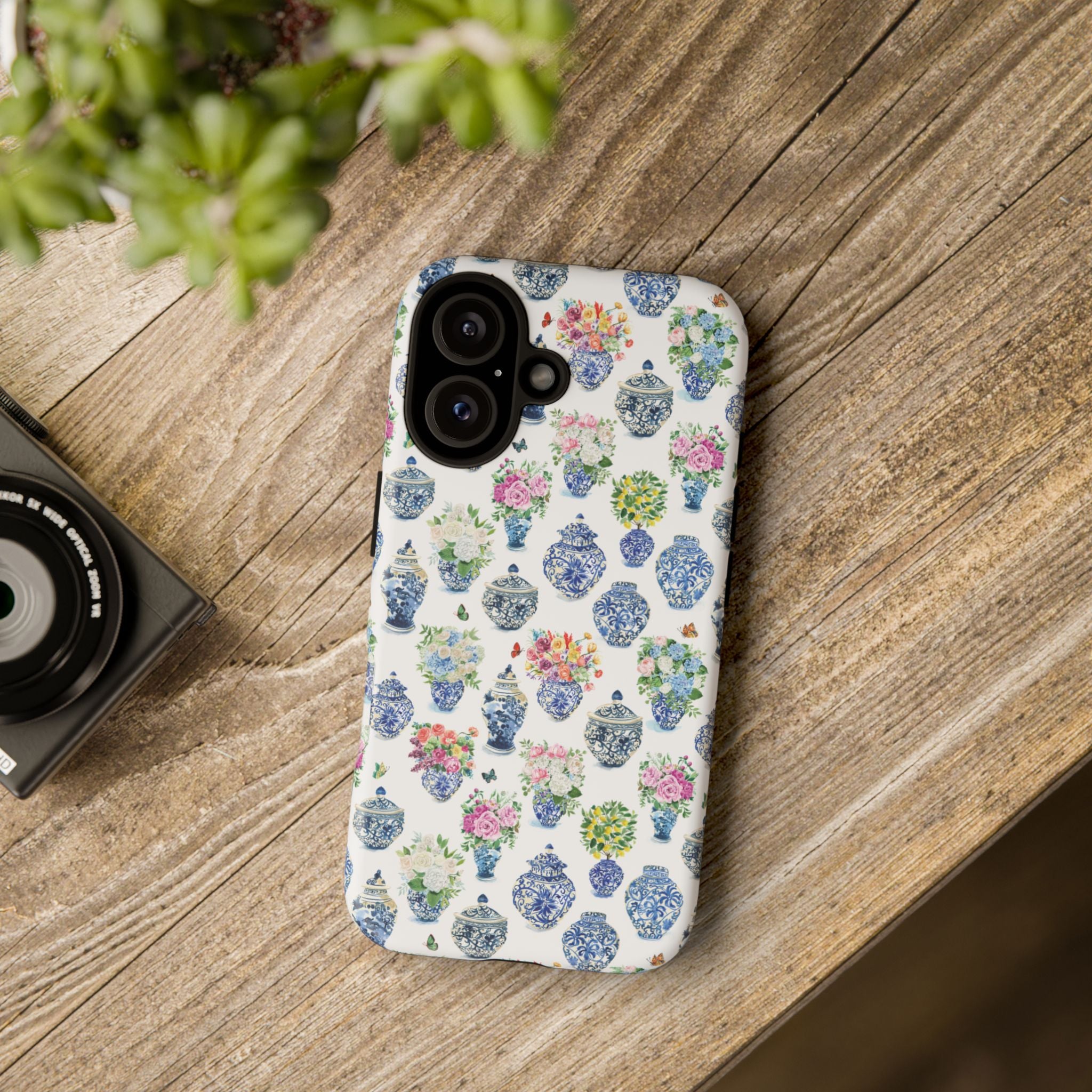 Watercolor Ginger Jar Bouquets Phone Cover Case